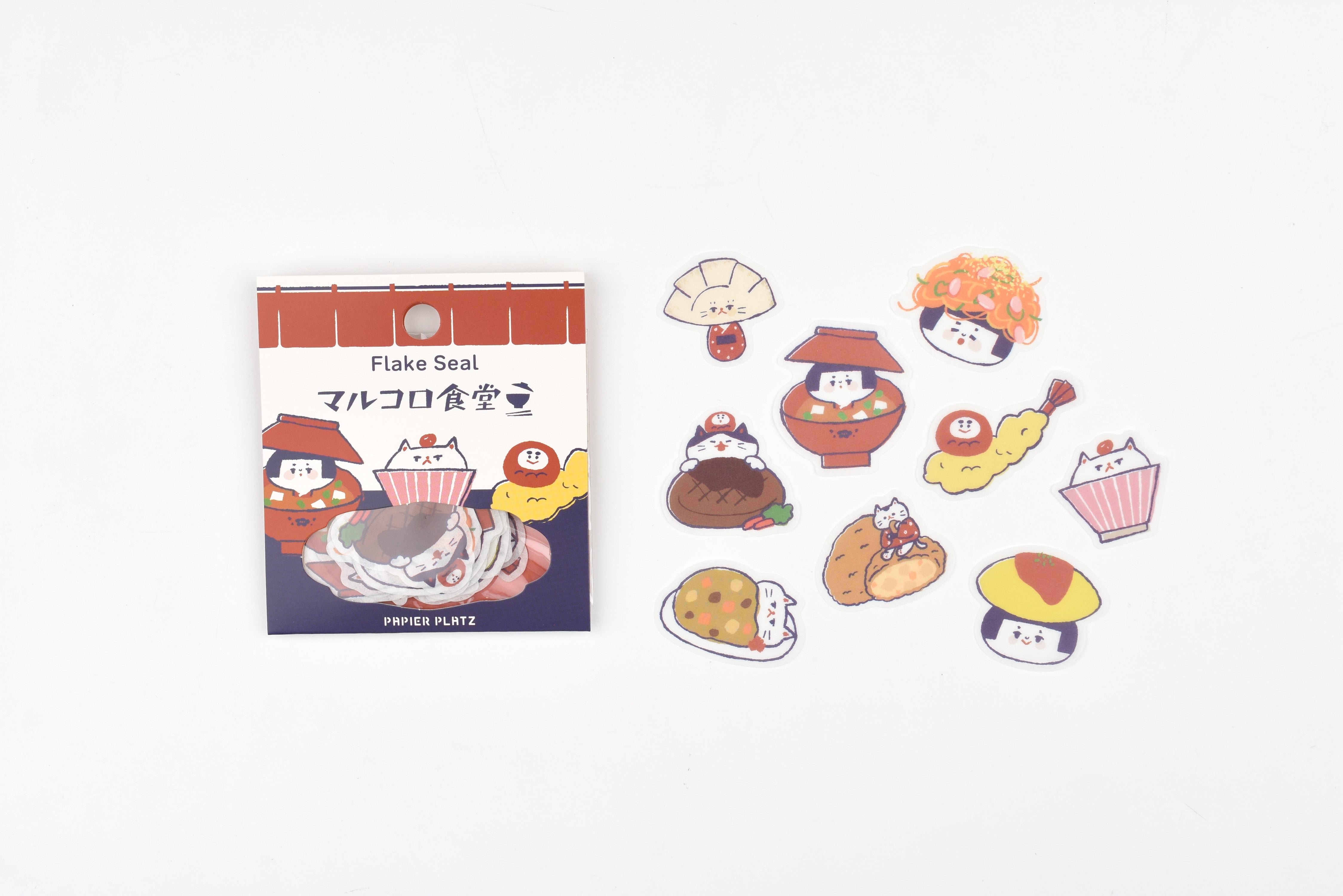 Papier Platz x marucoro chan Flake Stickers - Marucoro Diner