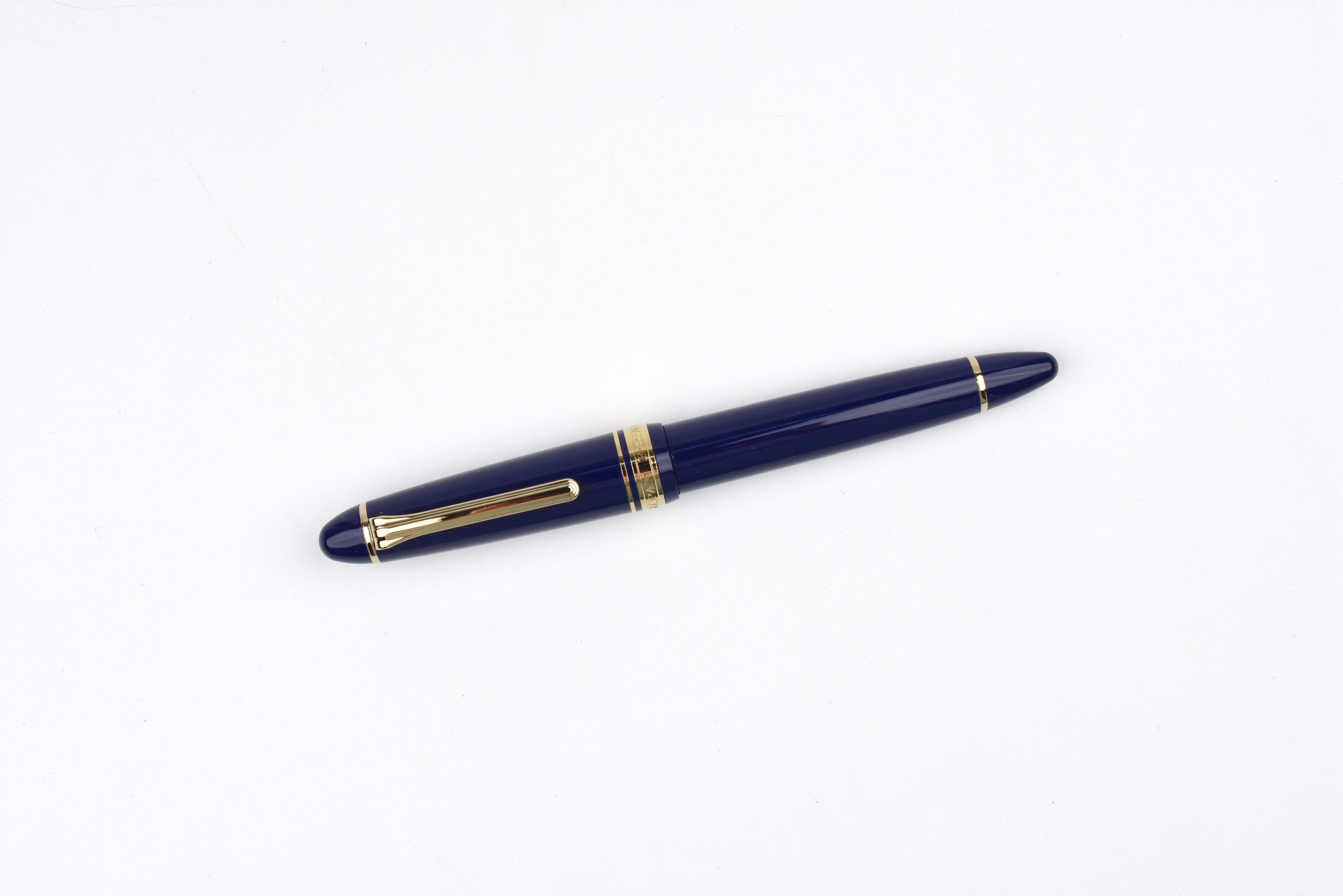 SAILOR 1911 セーラー 万年筆 FOUDTED 585 14K Sailor 1911 Large Fountain Pen - 14K Gold Trim - Blue – Yoseka