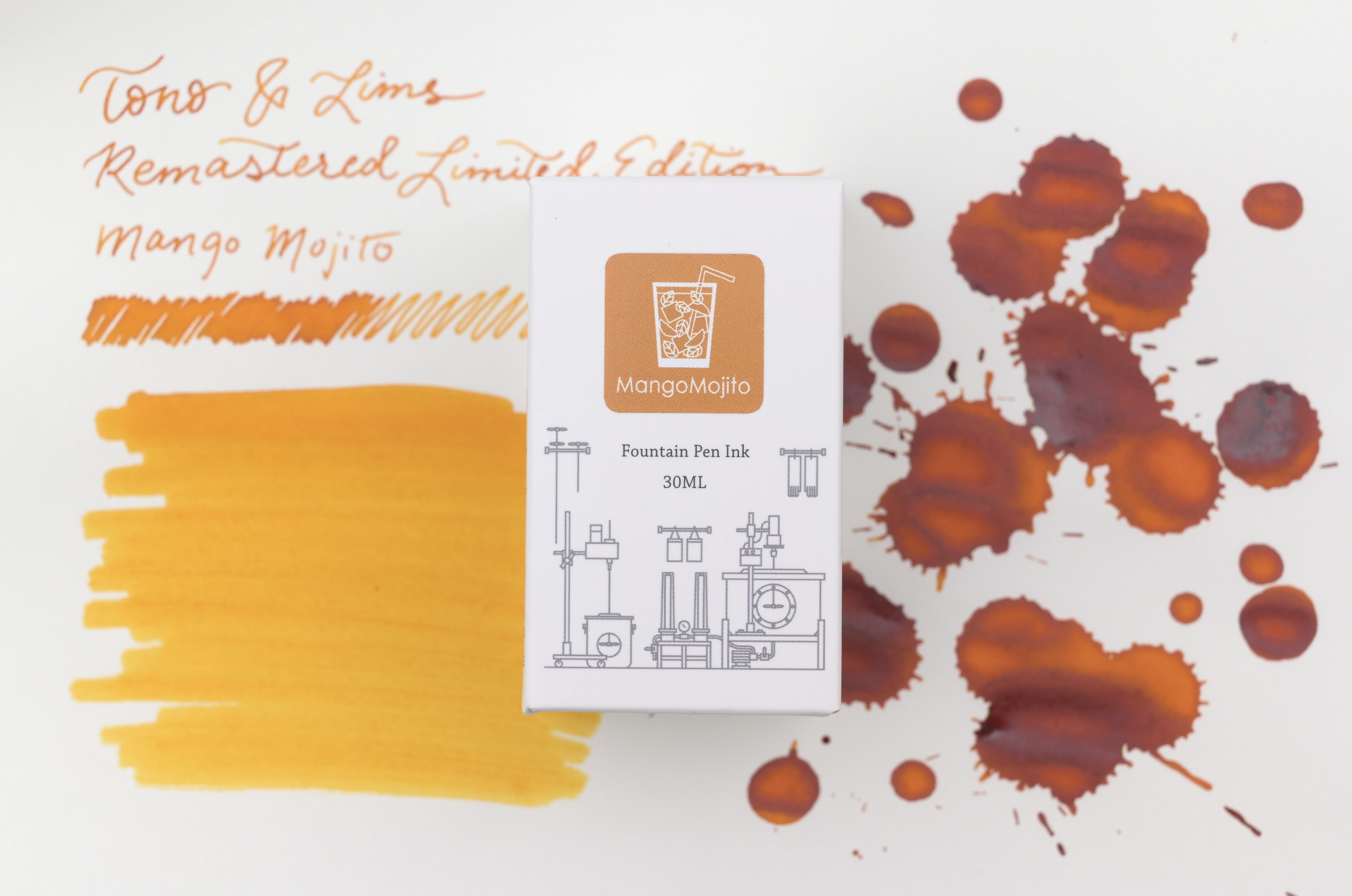 TONO&lims ラメインク Tono & Lims Ink Bottle - Remastered Limited Edition - Mango Mojito