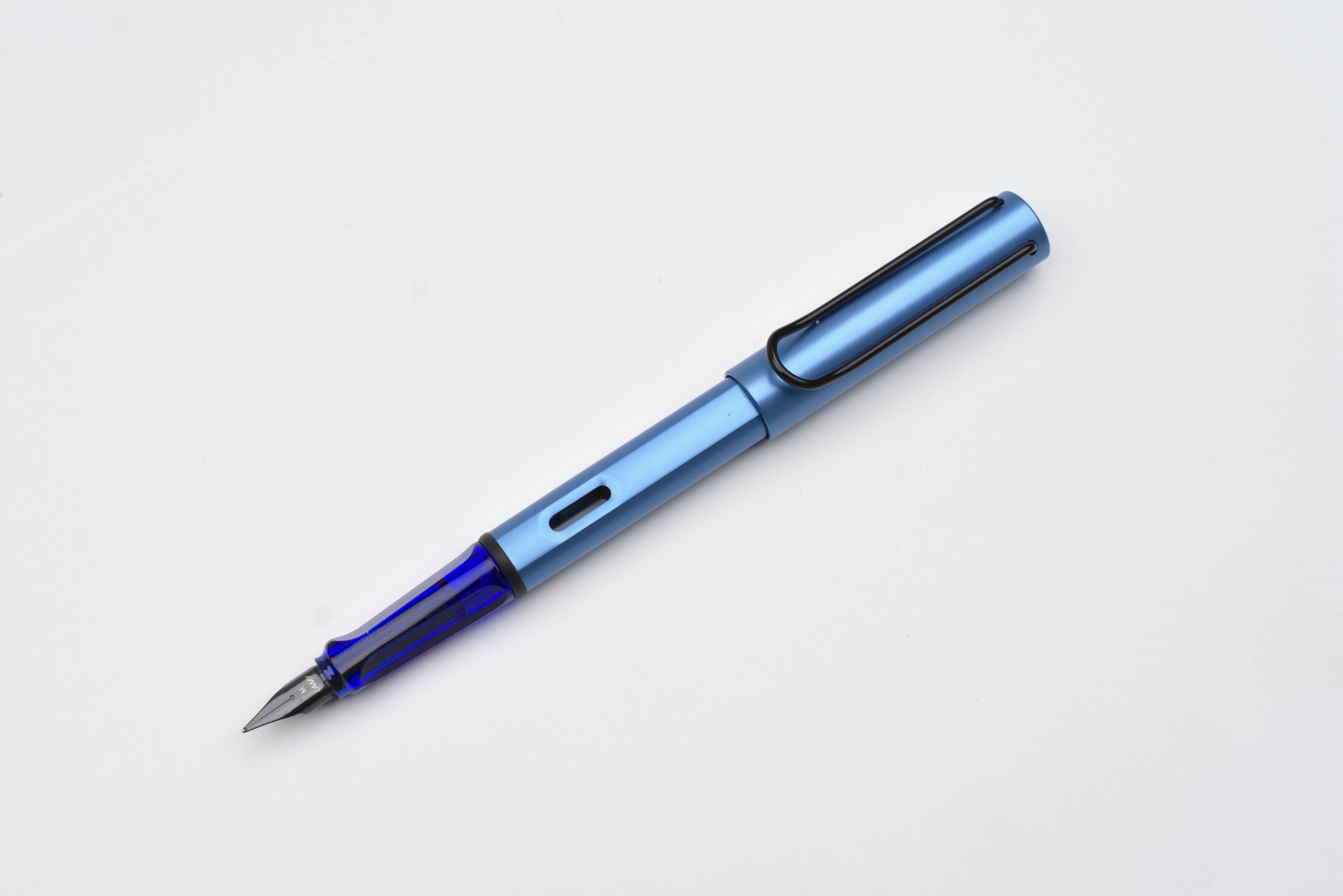 Lamy Al-Star Füllfederhalter Ocean Blue (M) – Inkl. 5 Schwarze Tintenpatronen, Made In Germany