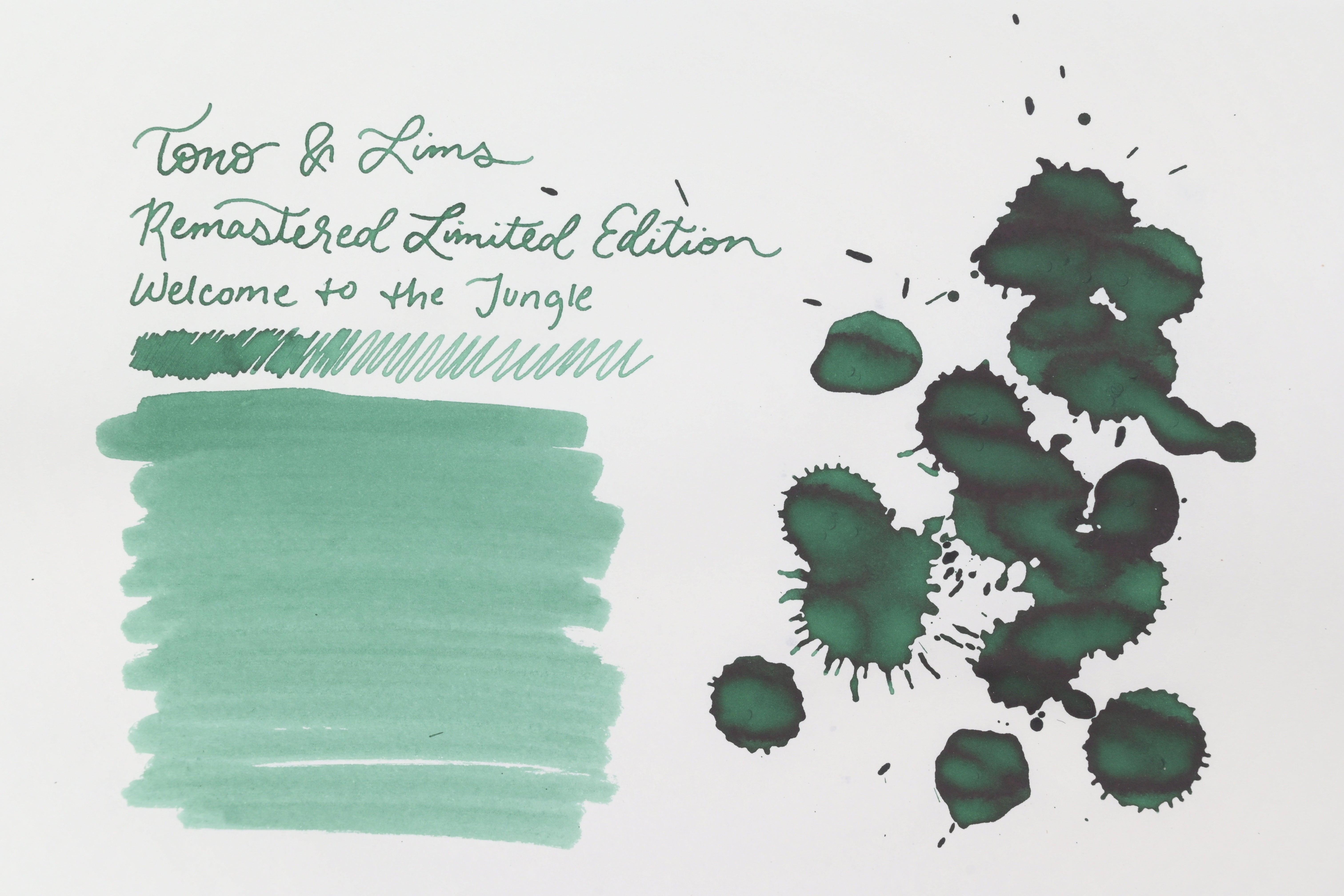 TONO & LIMS インク 20色 Tono & Lims Ink Bottle - Remastered Limited Edition - Welcome to