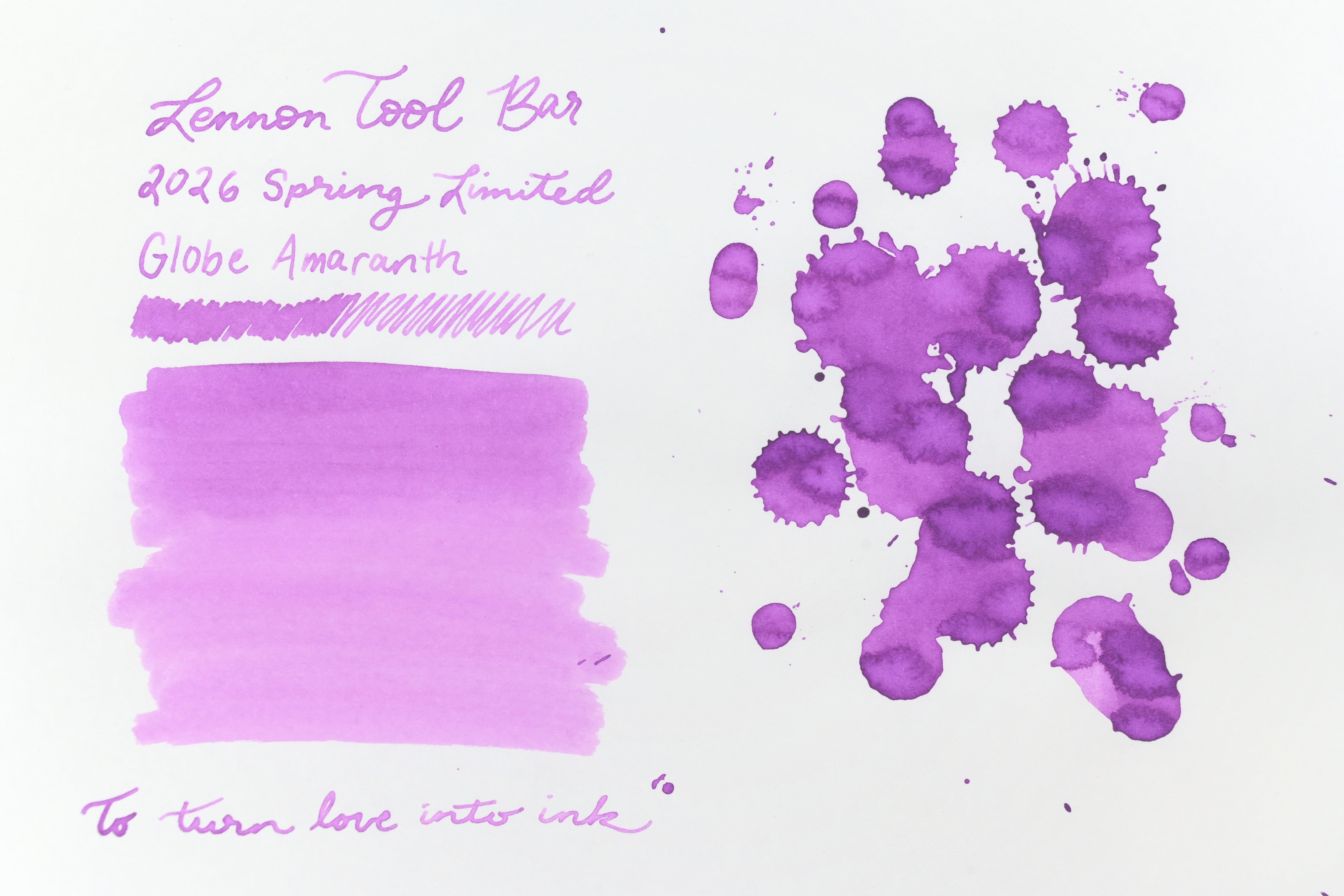 Lennon Tool Bar - 2026 Spring Limited - Pretty Vol 4 - 圓仔花 (Globe Amaranth) Inn-A-Hue