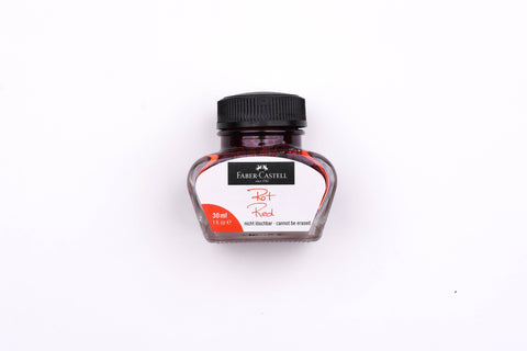 Faber-Castell - Fountain Pen Ink Bottles - Red - 30ml Bottle