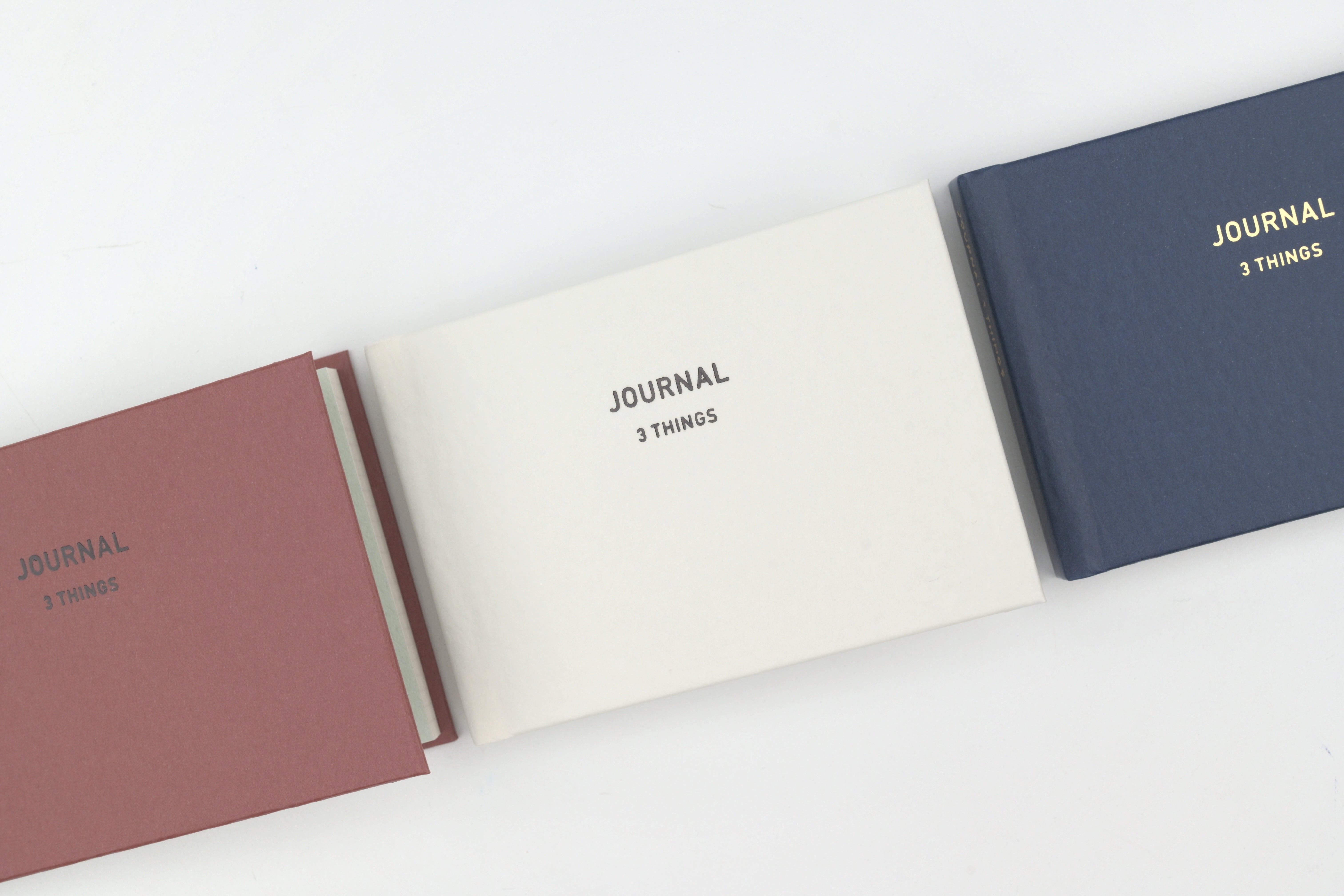 ダイゴー　DAYCRAFT デイクラフト　ノート　3冊セット　新品 DAIGO Mini Date-Free Diary - Easy Journal 3 Things – Yoseka Stationery