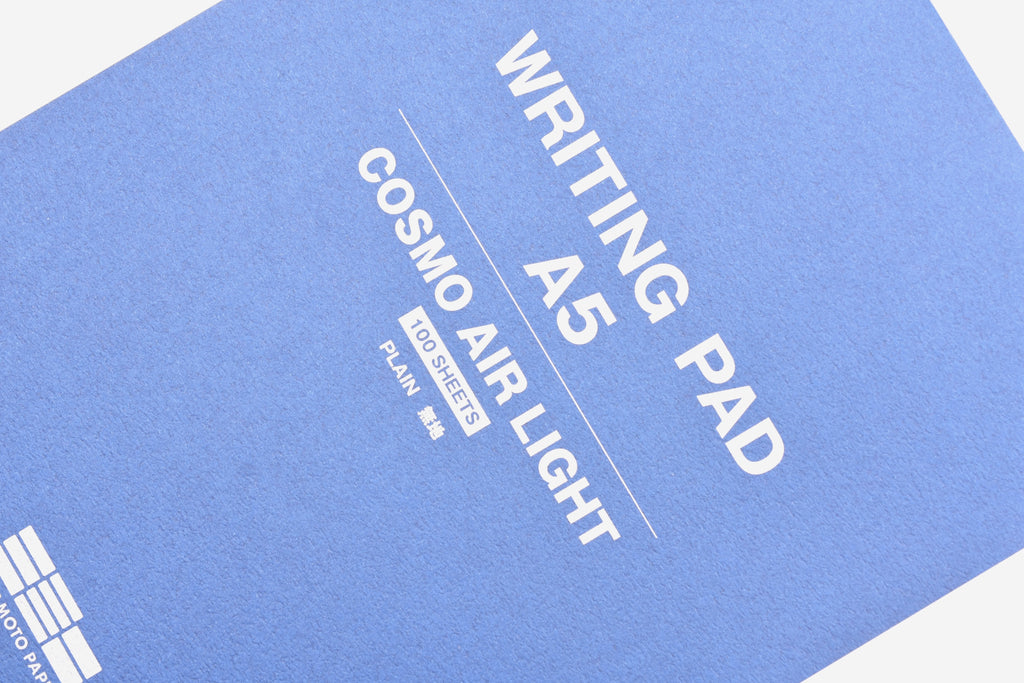 Yamamoto Paper Cosmo Air Light Writing Pad - A5 - Plain – Yoseka Stationery