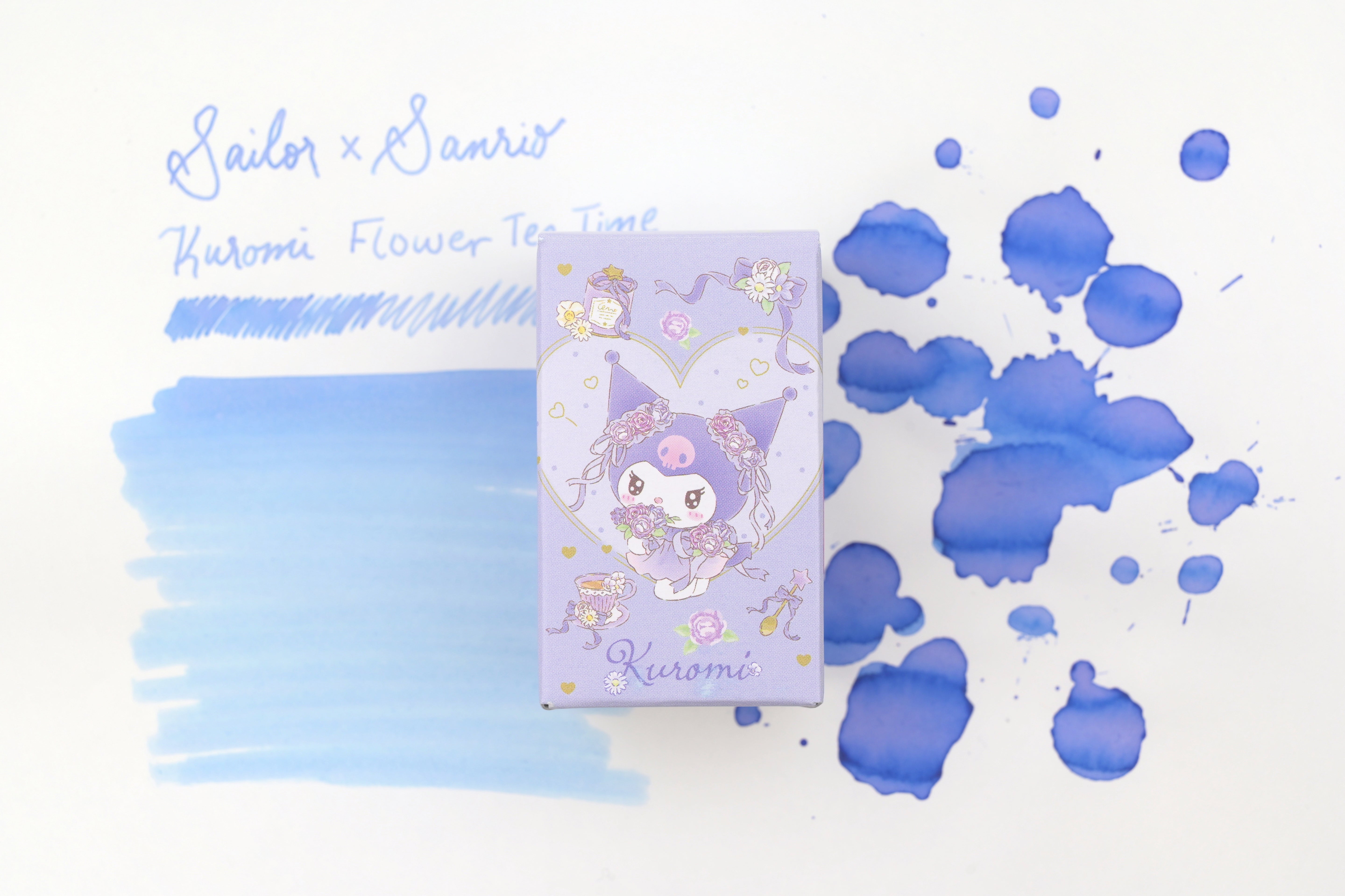 Sailor x Sanrio Original Ink - Kuromi - Flower Tea Time - 20mL