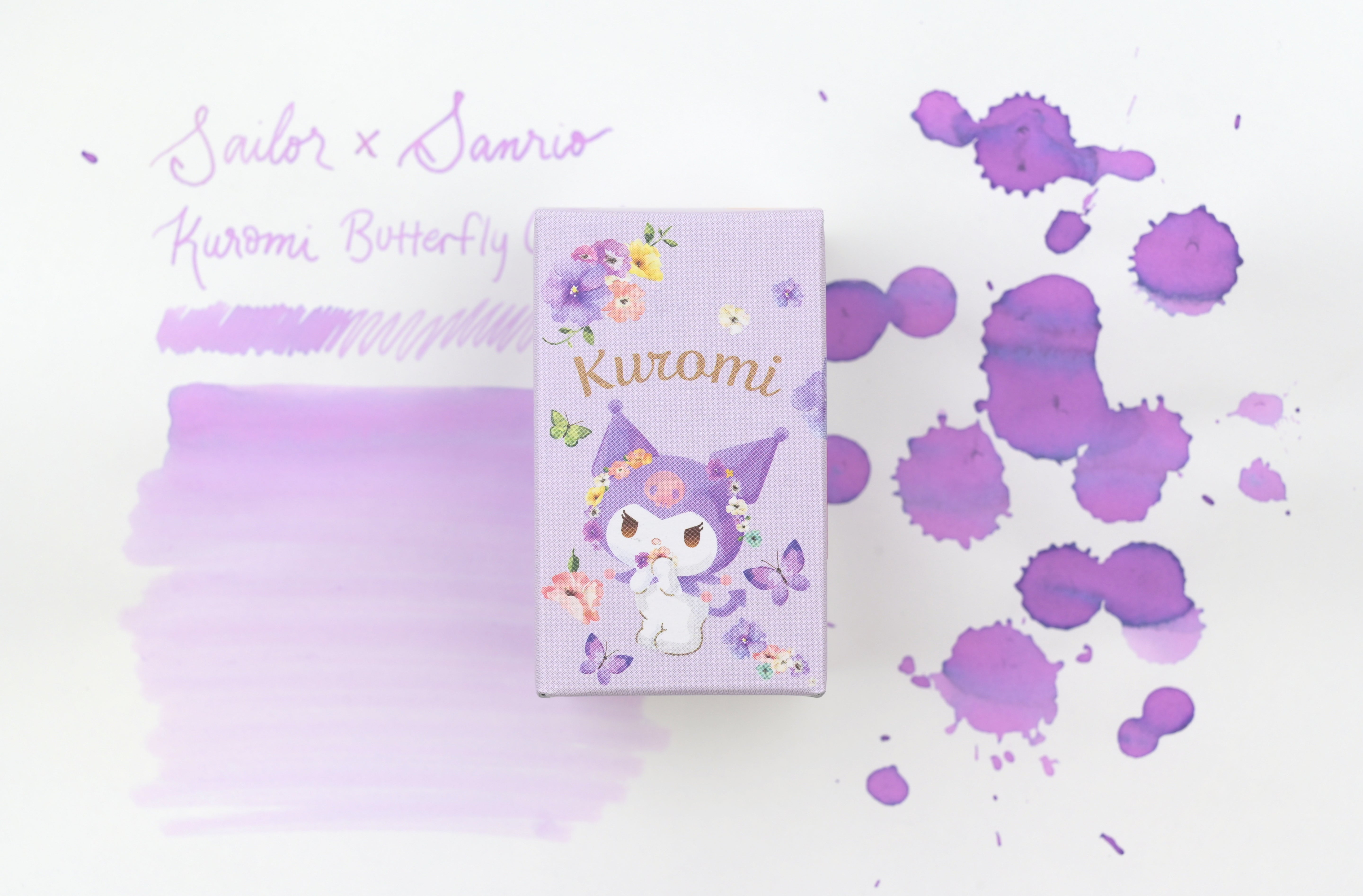 Sailor x Sanrio Original Ink - Kuromi - Butterfly Garden - 20mL