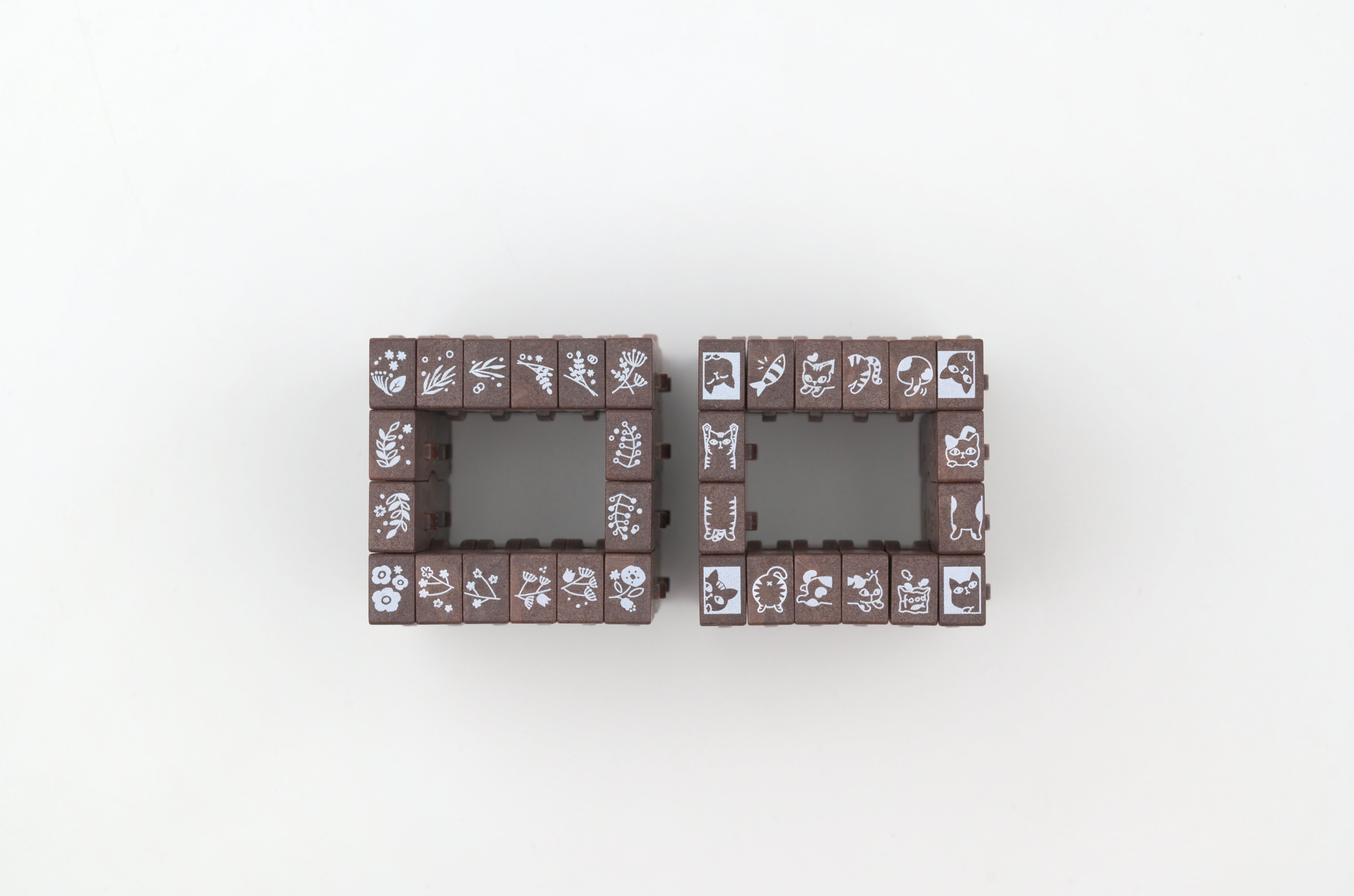 Shachihata Connected Frame Stamp Set