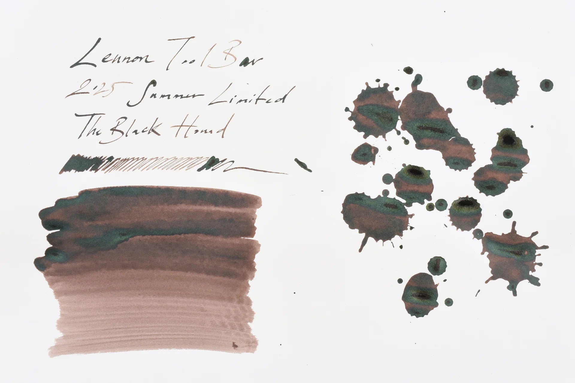 Ink Sample - Lennon Tool Bar -  2025 Summer Limited