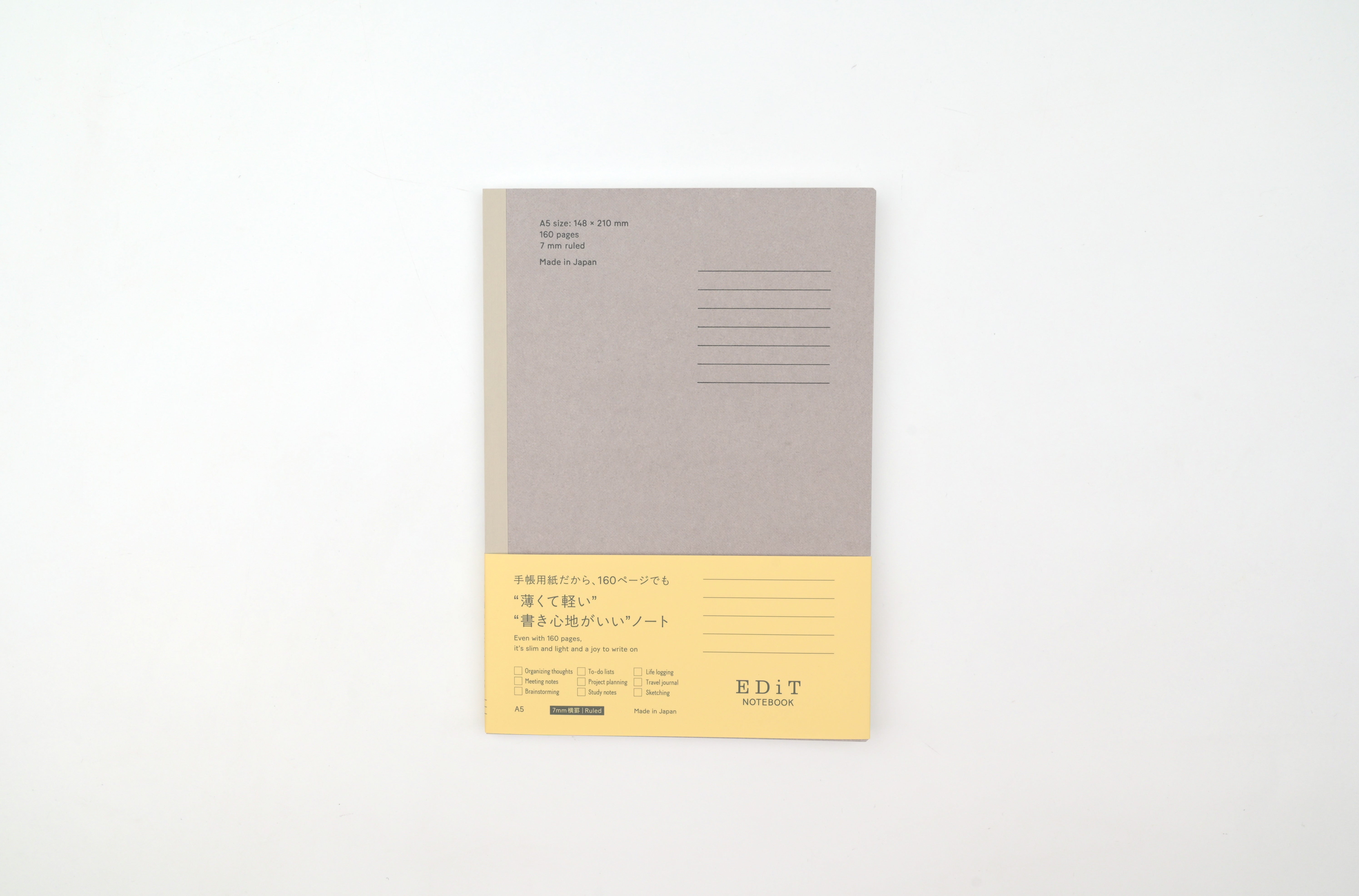 notebookページ Mark's EDiT Notebook - A5 – Yoseka Stationery