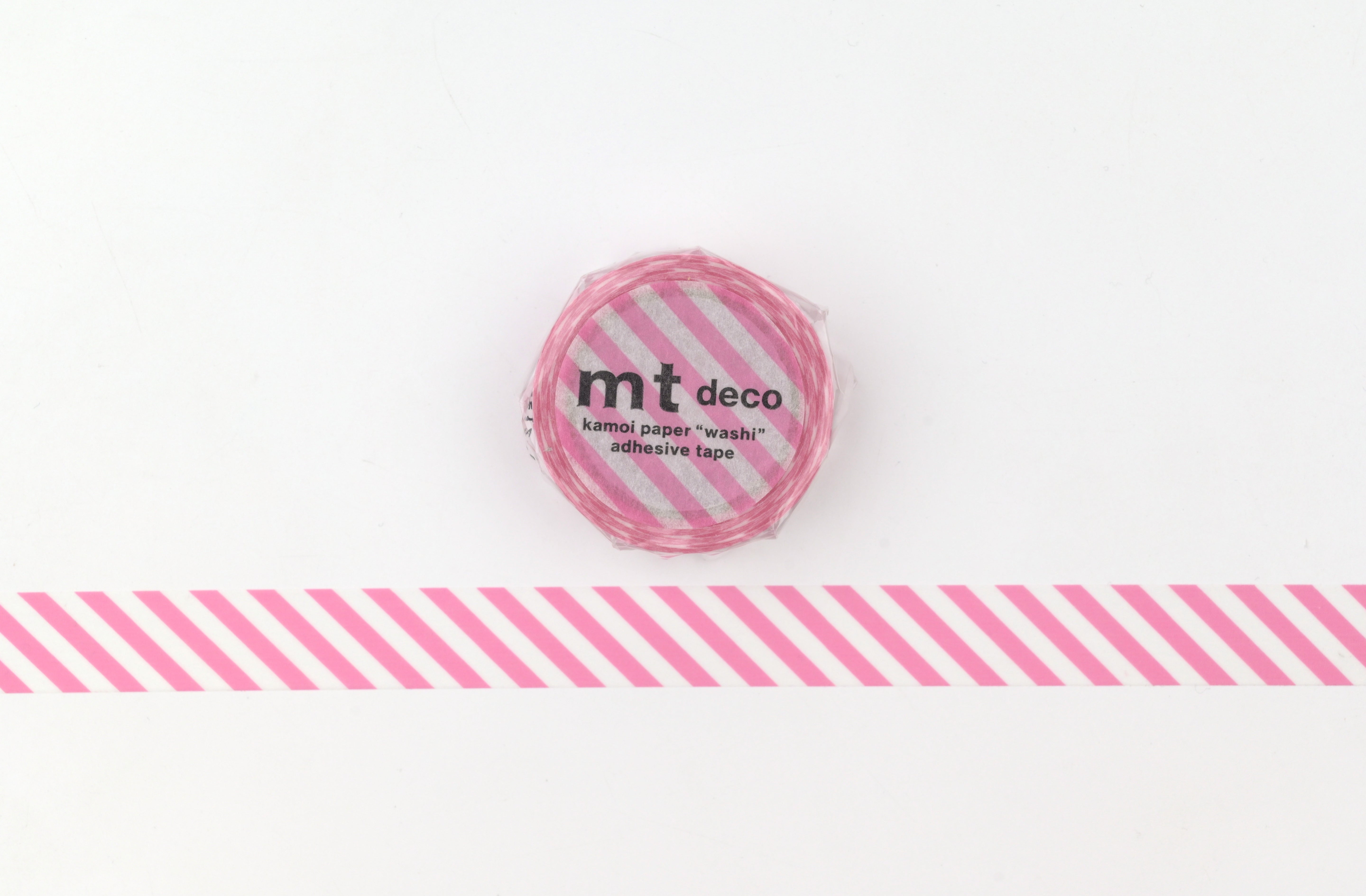 mt Washi Tape - Deco - Stripe Aurora Pink