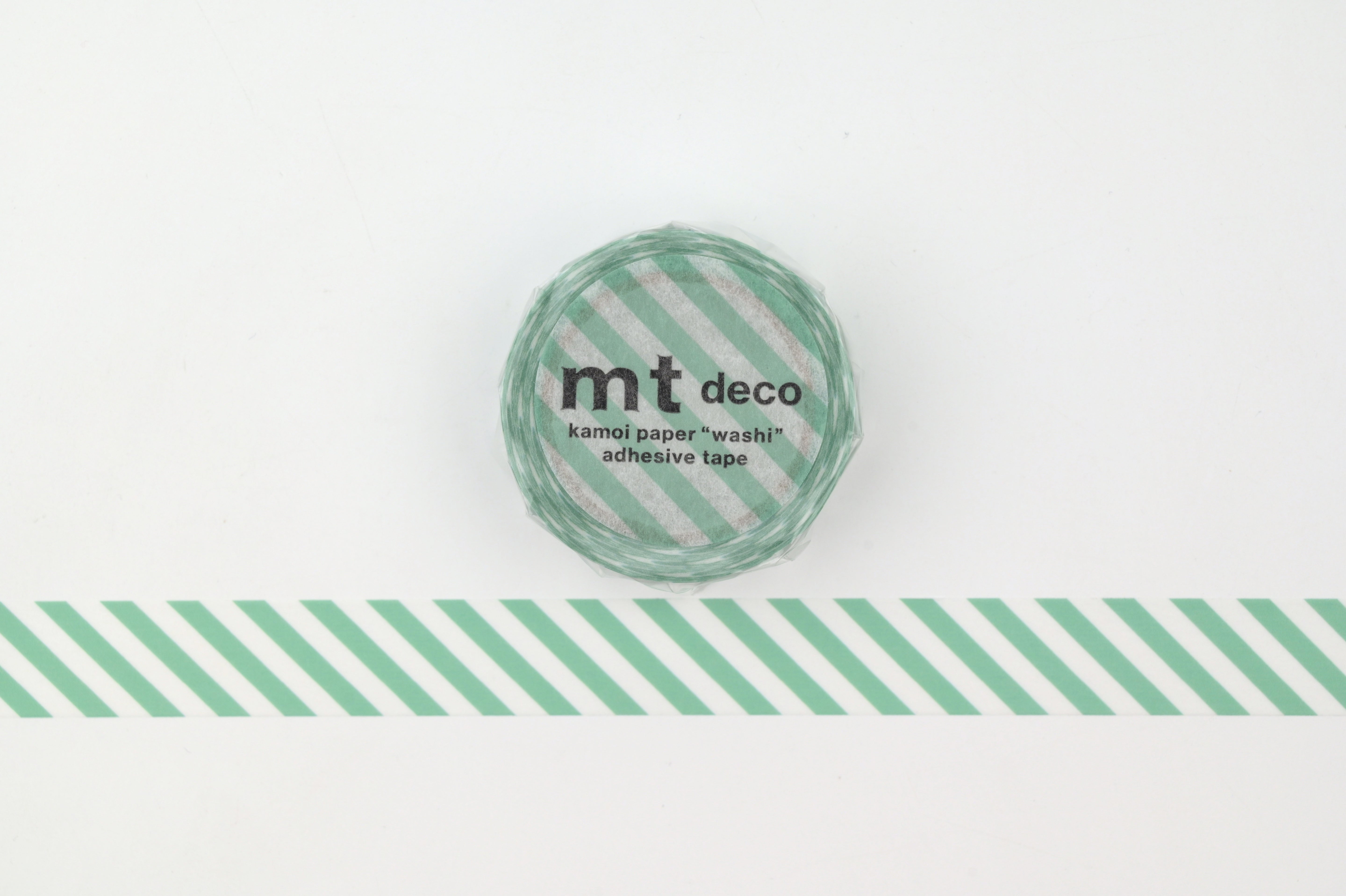 mt Washi Tape - Deco - Stripe Emerald Green