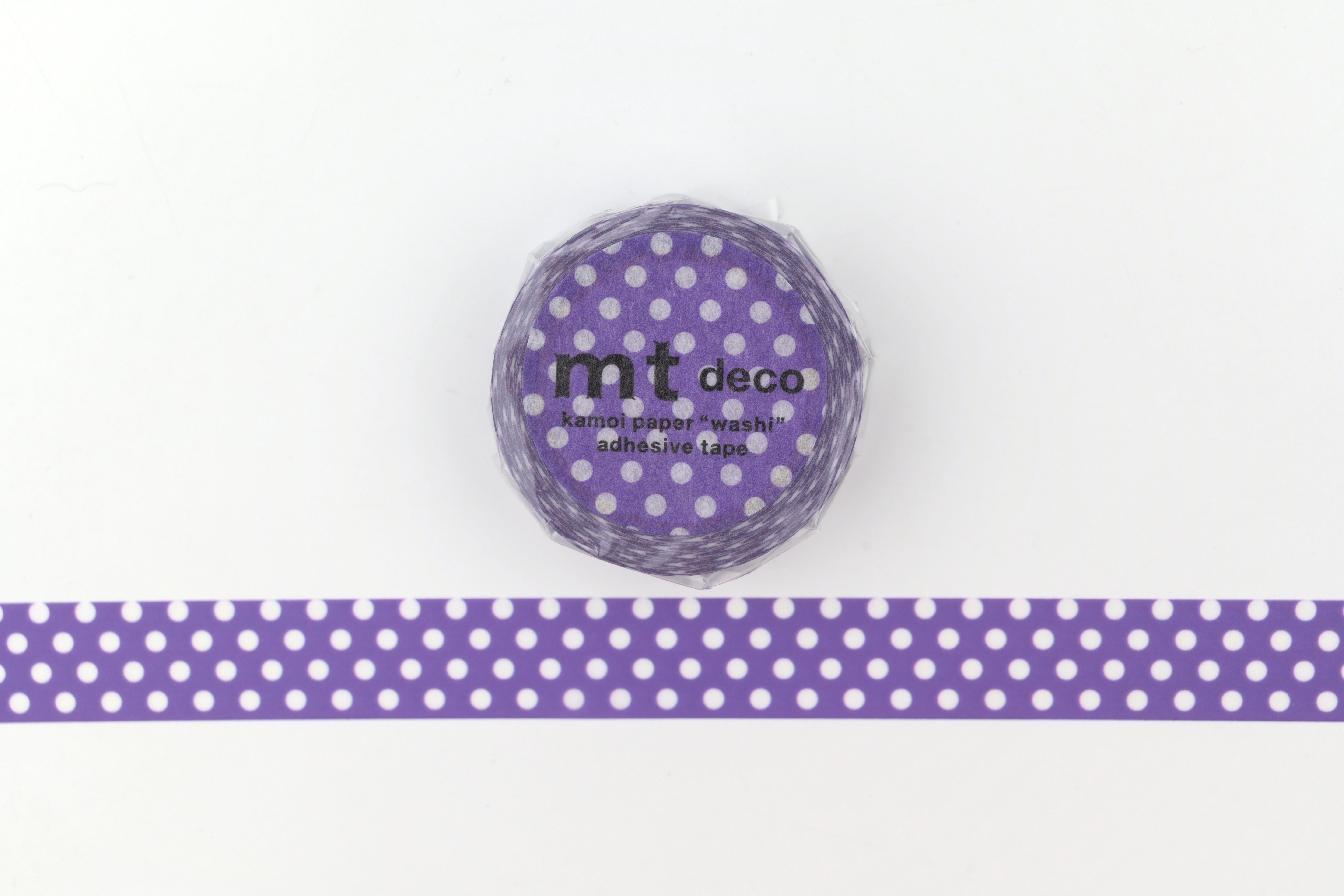 mt Washi Tape - Deco - Dot Deep Purple