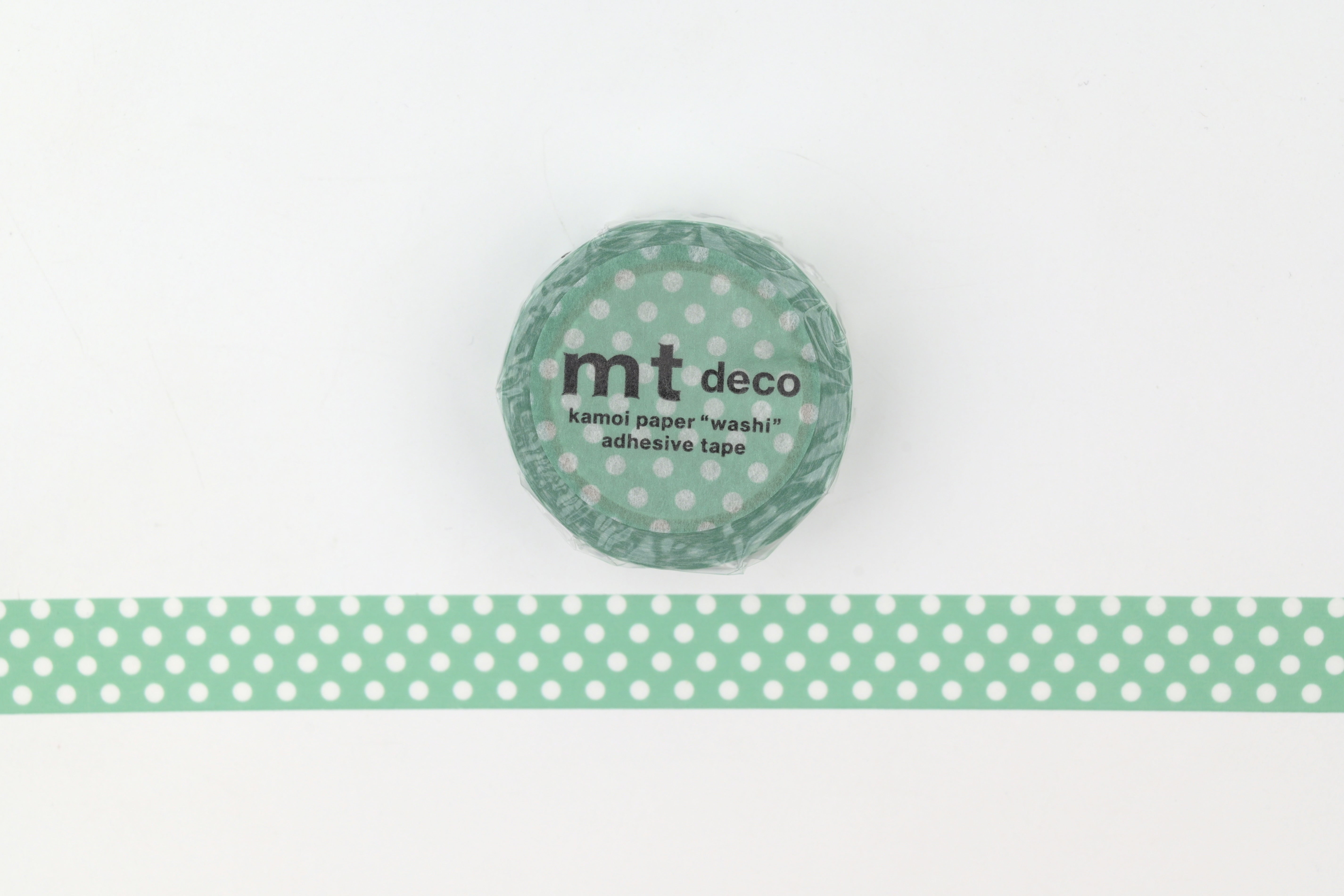 mt Washi Tape - Deco - Dot Emerald Green