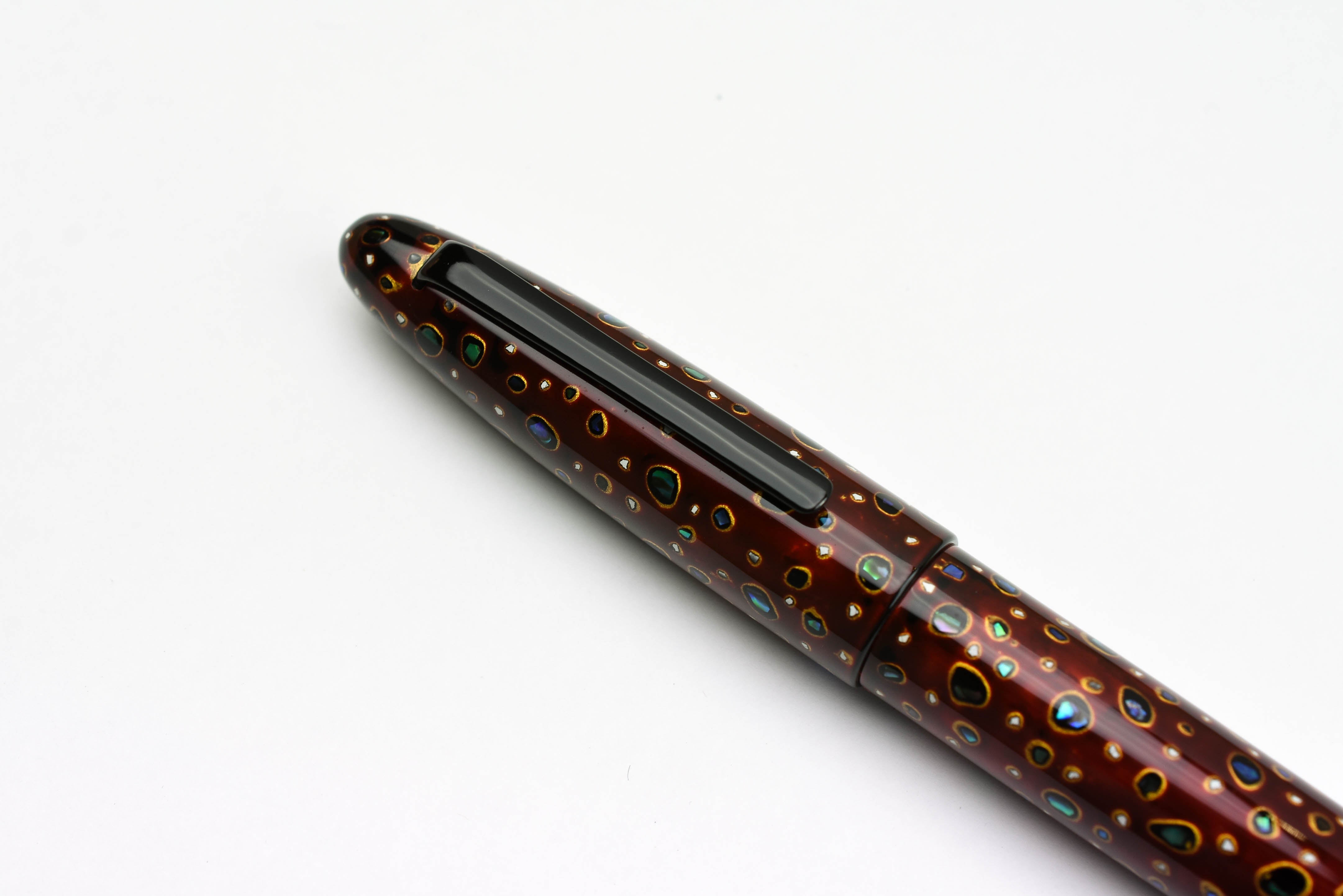 Taccia Miyabi Shin Tsugaru Nuri Fountain Pen - Ame-iro - Limited Edition