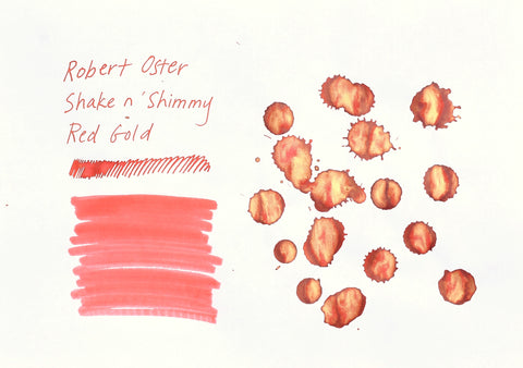 Robert Oster Signature Ink - Shake n' Shimmy - Red Gold - 50ml