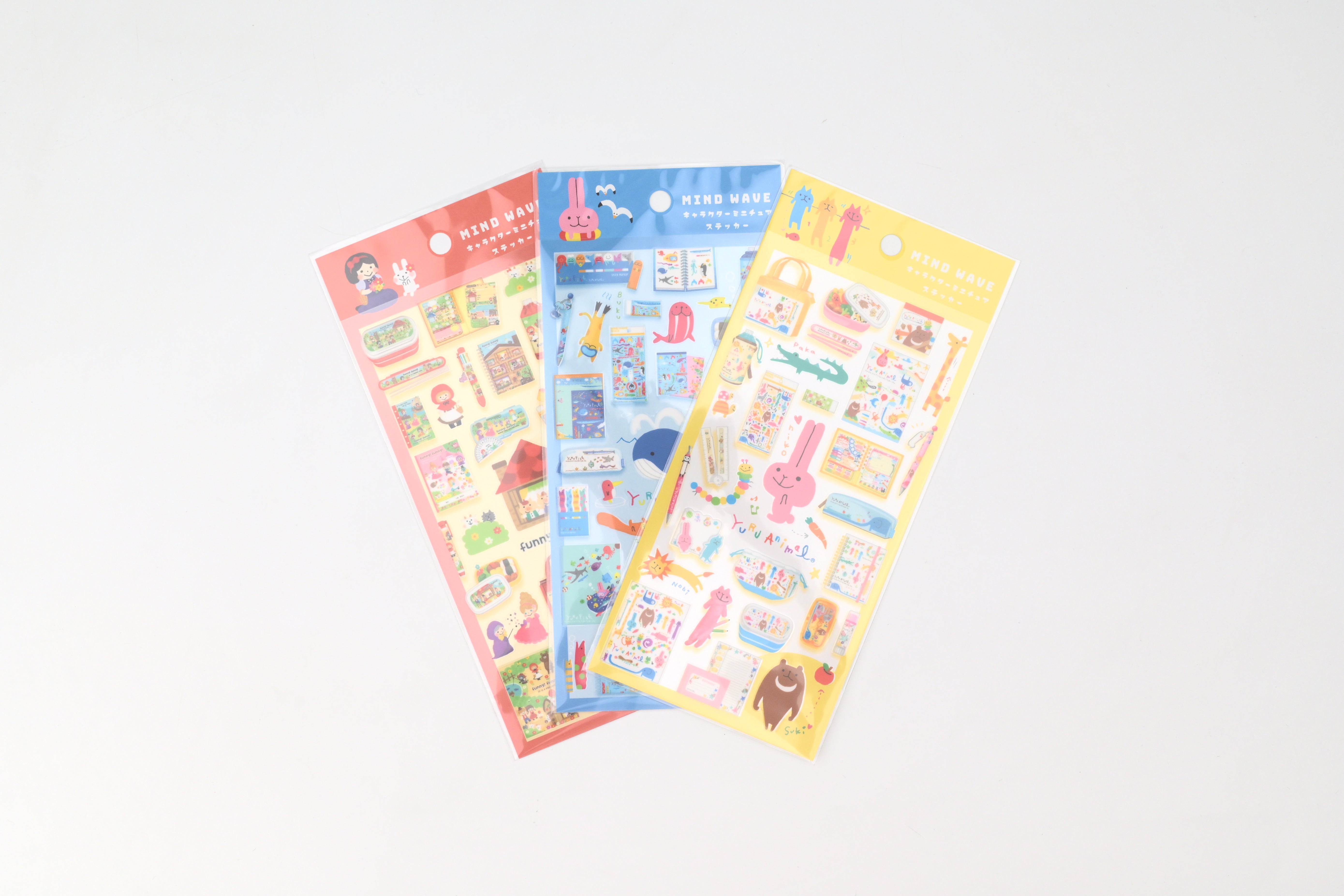 Mind Wave Sticker Sheet - Character Miniature Stickers