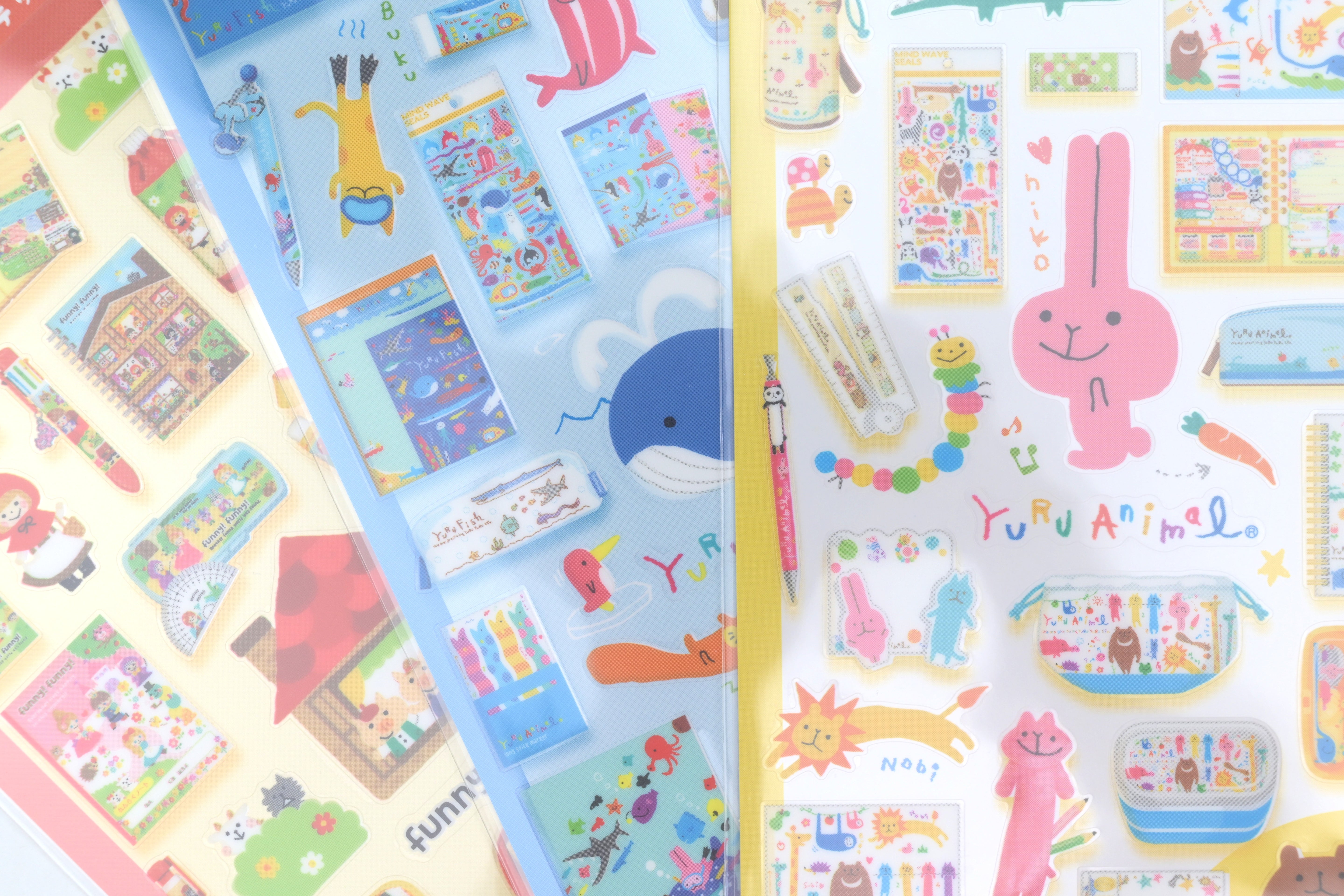 Mind Wave Sticker Sheet - Character Miniature Stickers