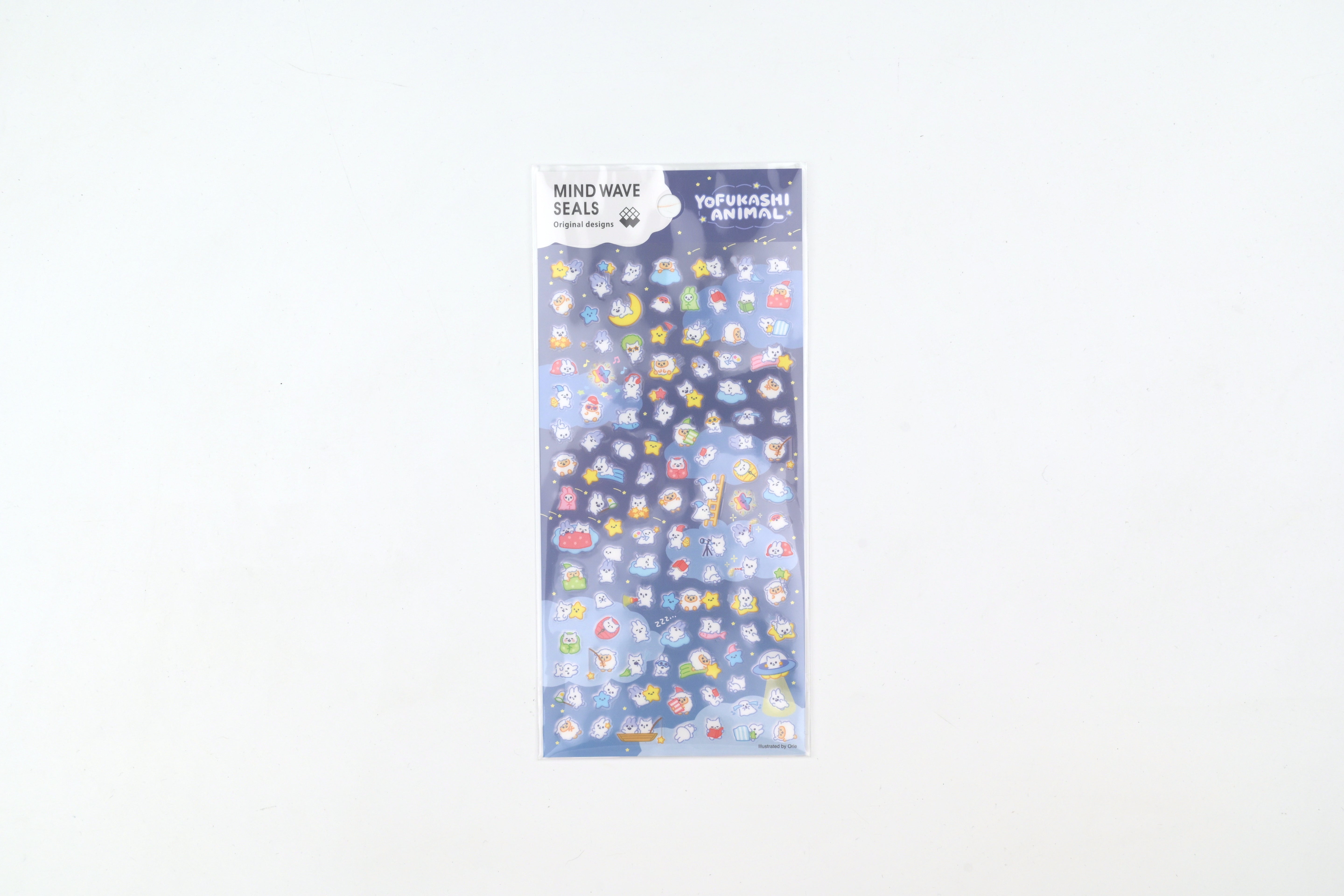 Mind Wave Sticker Sheet - Night Owl Animals