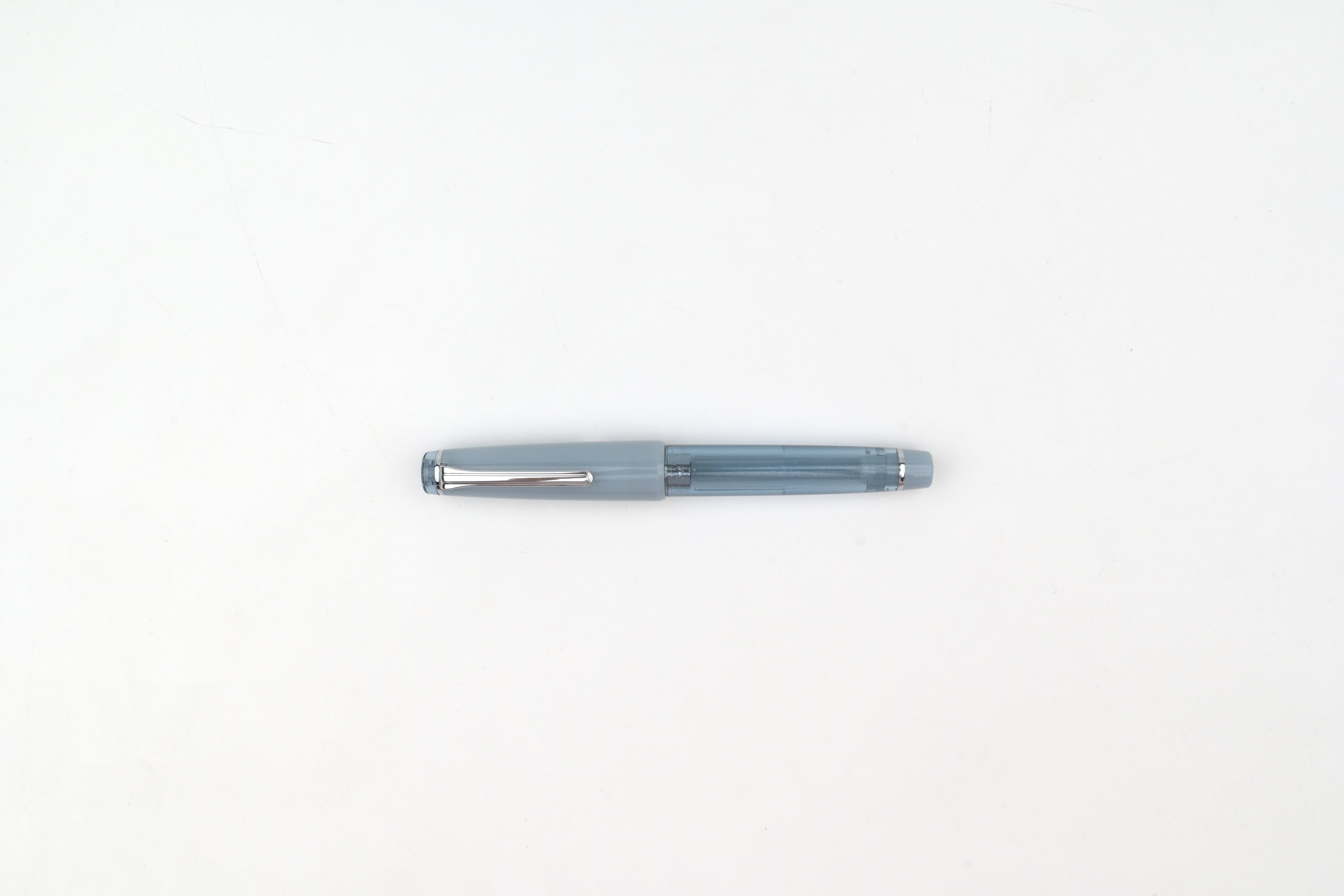 Nagasawa Original Fountain Pen - Chaska Blue Silver - Limited