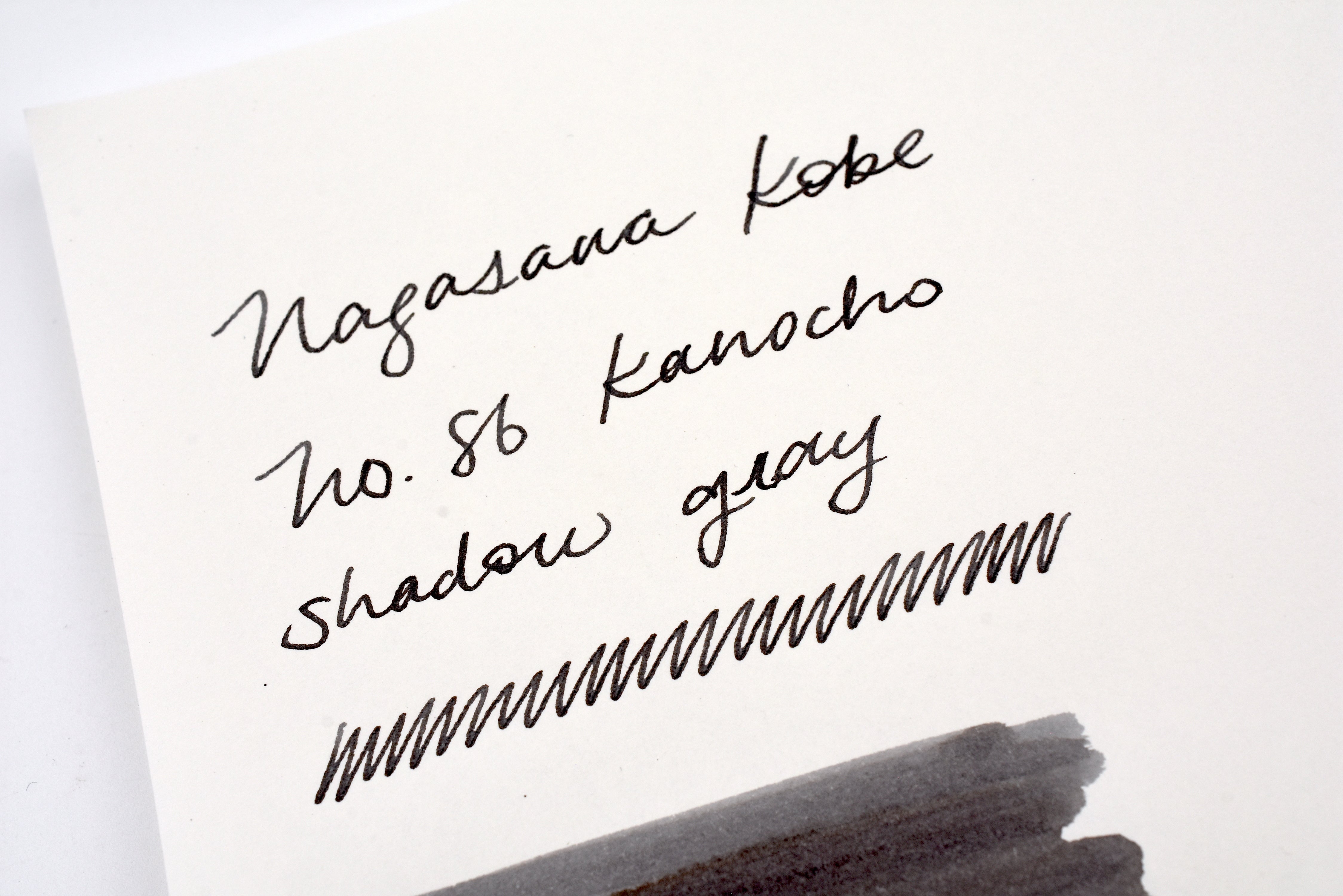 Kokonaページ Nagasawa Kobe Ink No.86 Kano-cho Shadow-gray – Yoseka Stationery