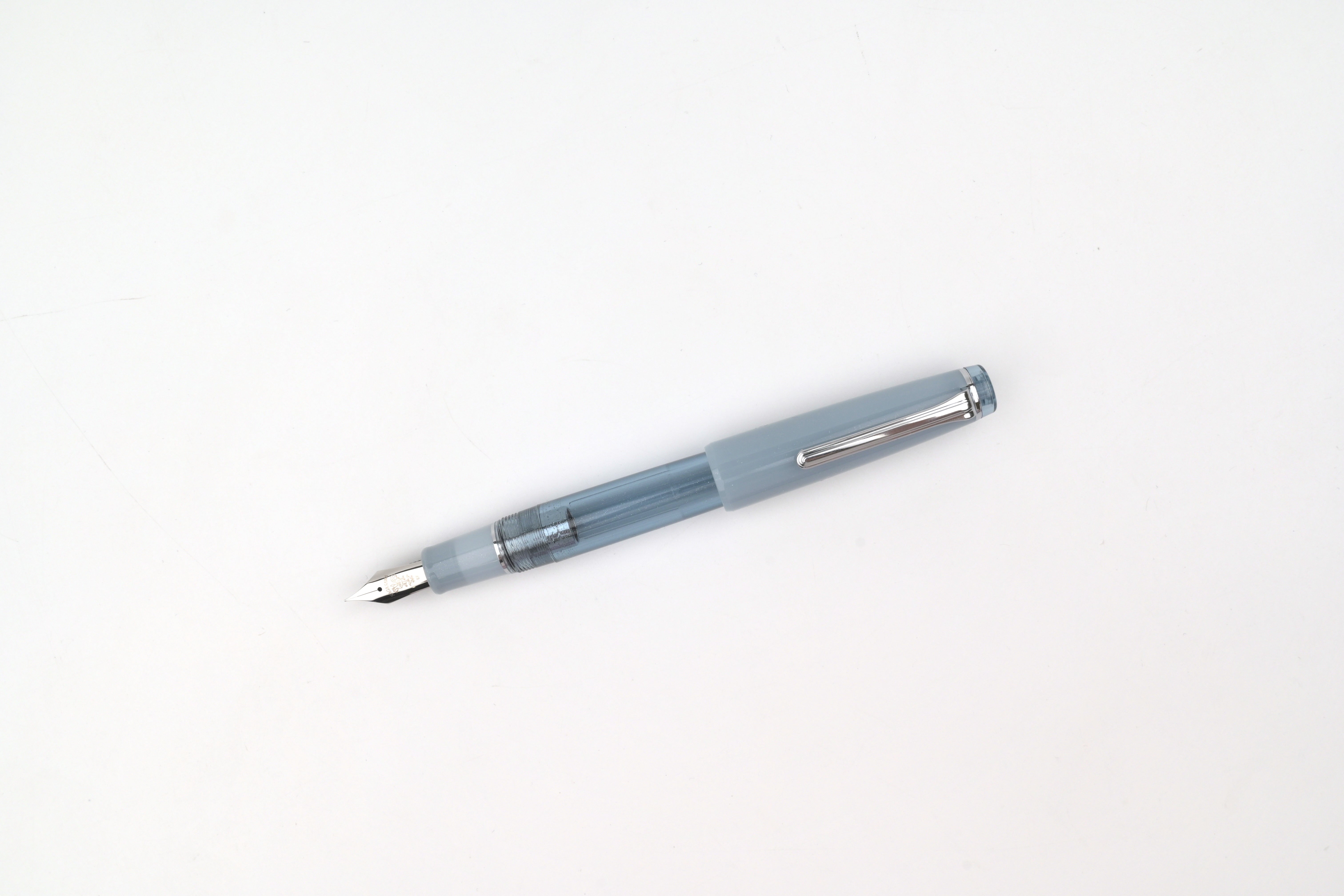 Nagasawa Original Fountain Pen - Chaska Blue Silver - Limited