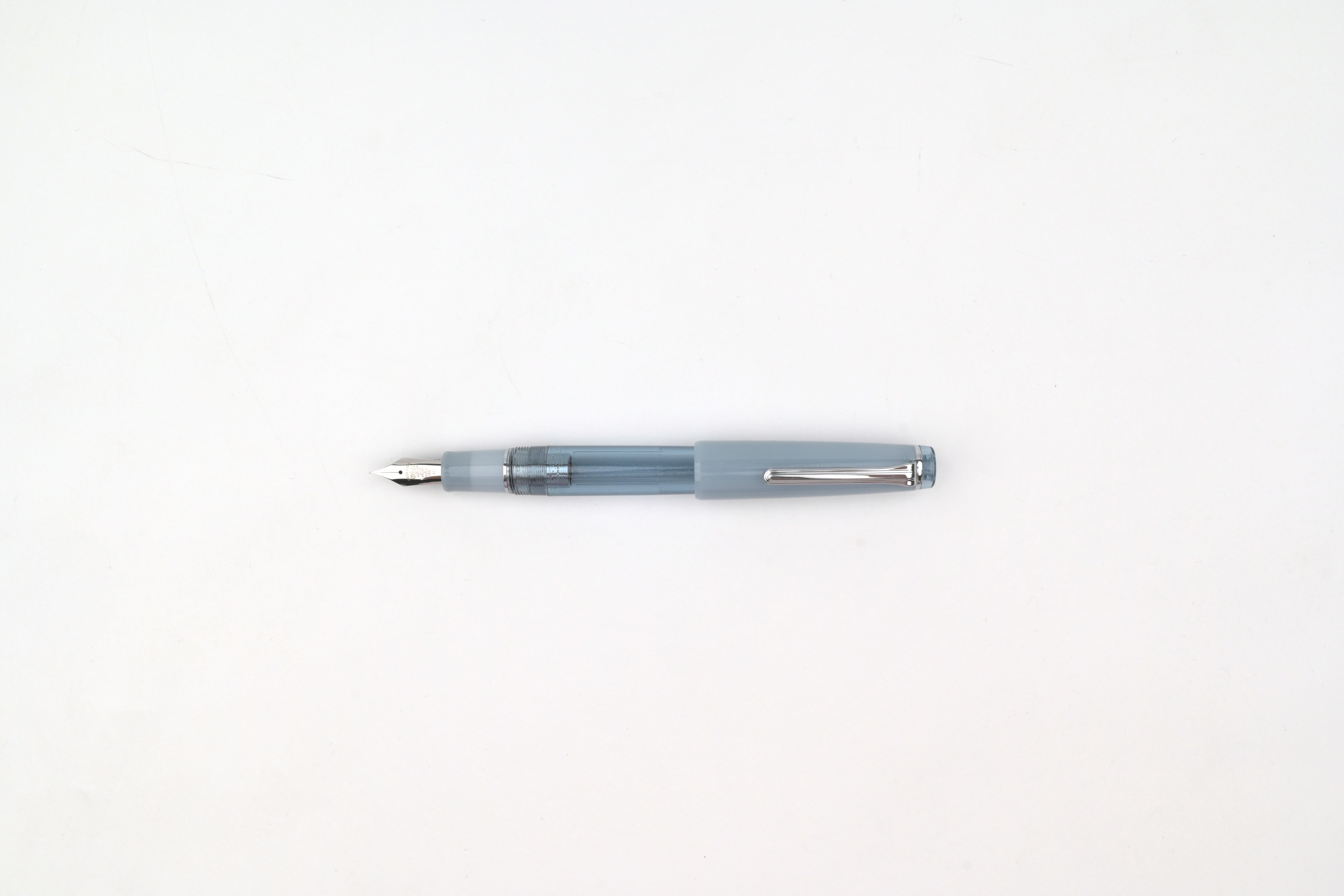 Nagasawa Original Fountain Pen - Chaska Blue Silver - Limited