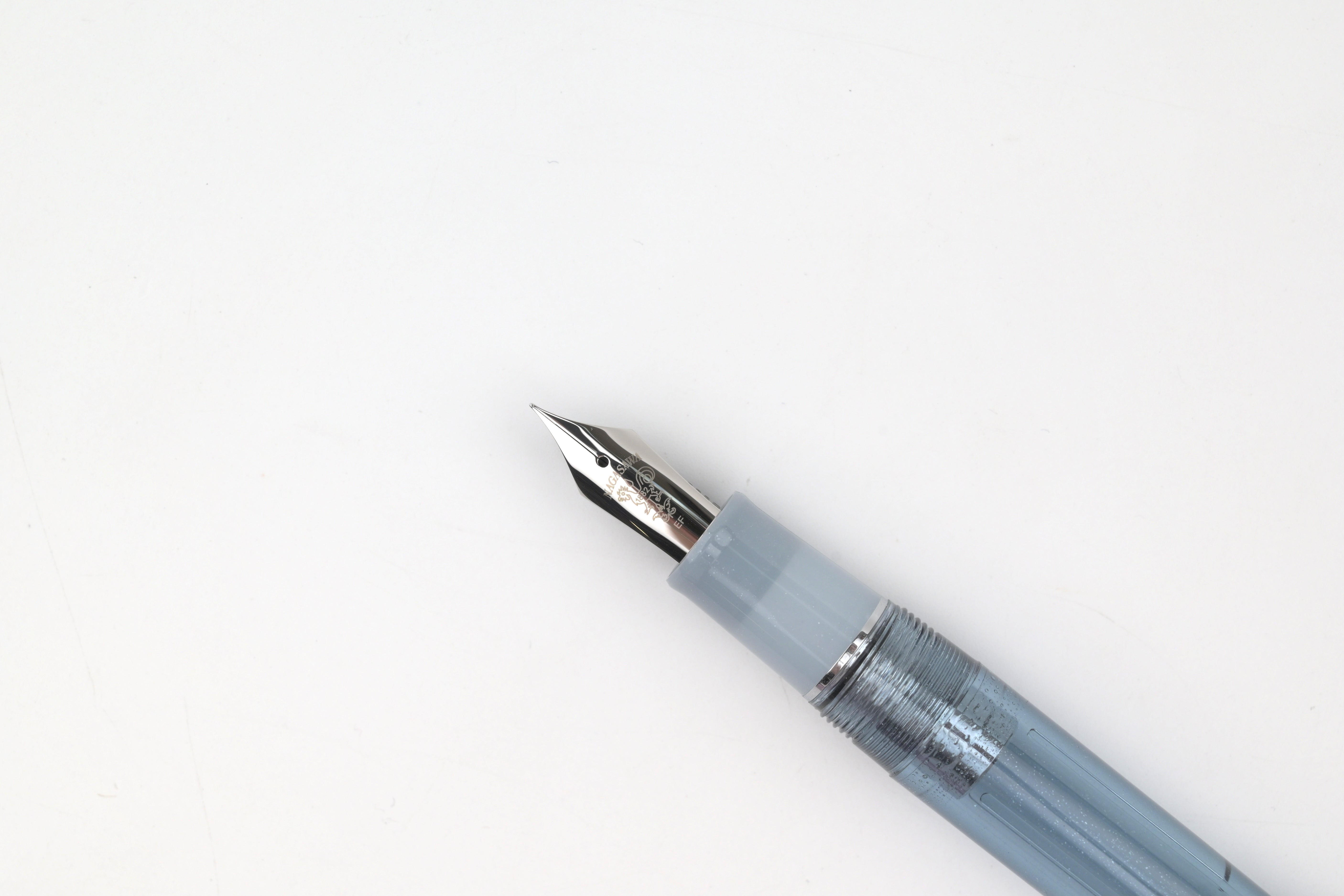 Nagasawa Original Fountain Pen - Chaska Blue Silver - Limited
