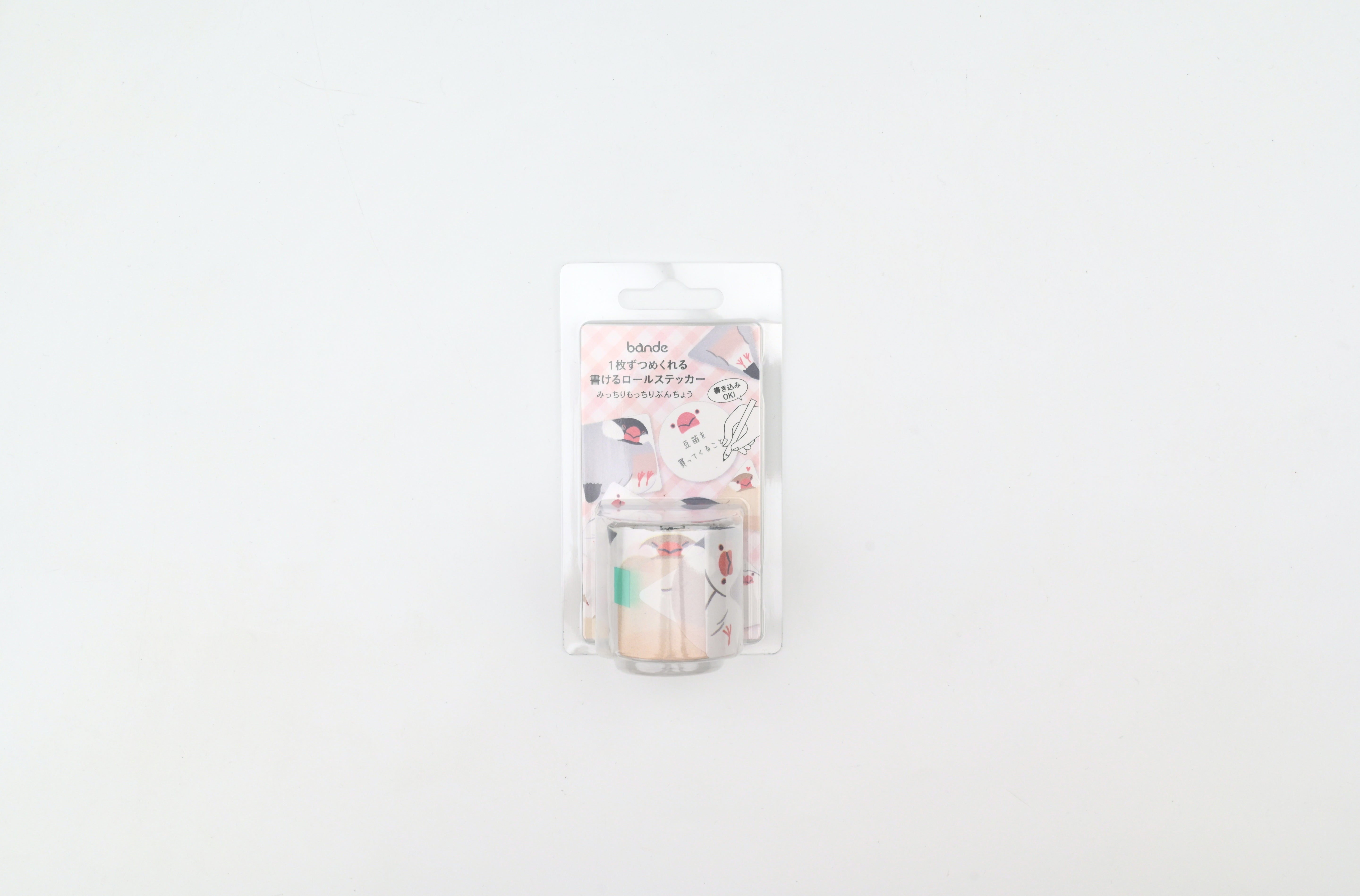 Bande - Writeable Roll Sticker - Plump Java Sparrows