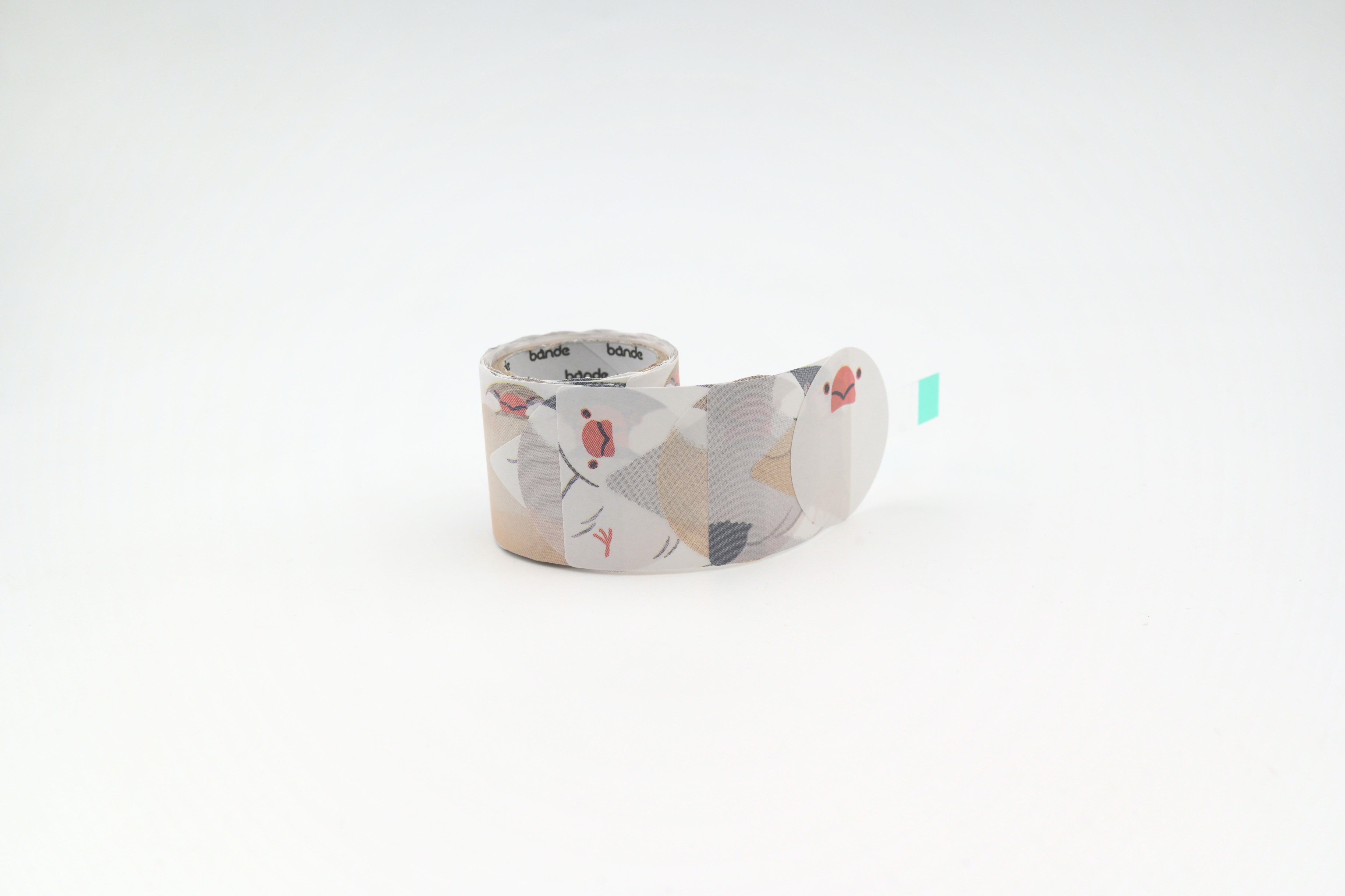 Bande - Writeable Roll Sticker - Plump Java Sparrows