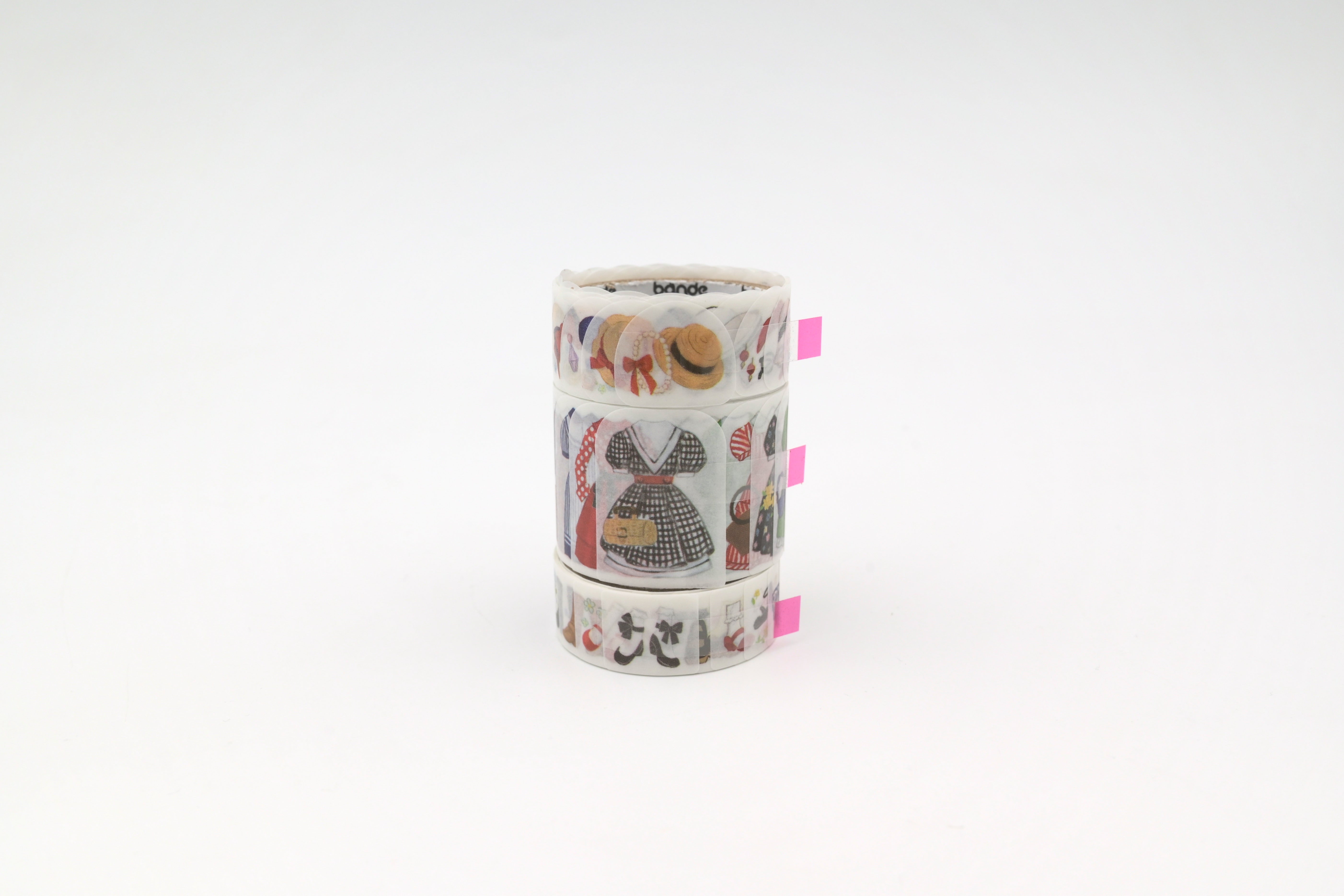 Bande Roll Sticker Set - Today's Outfit - Retro Cinema Lady