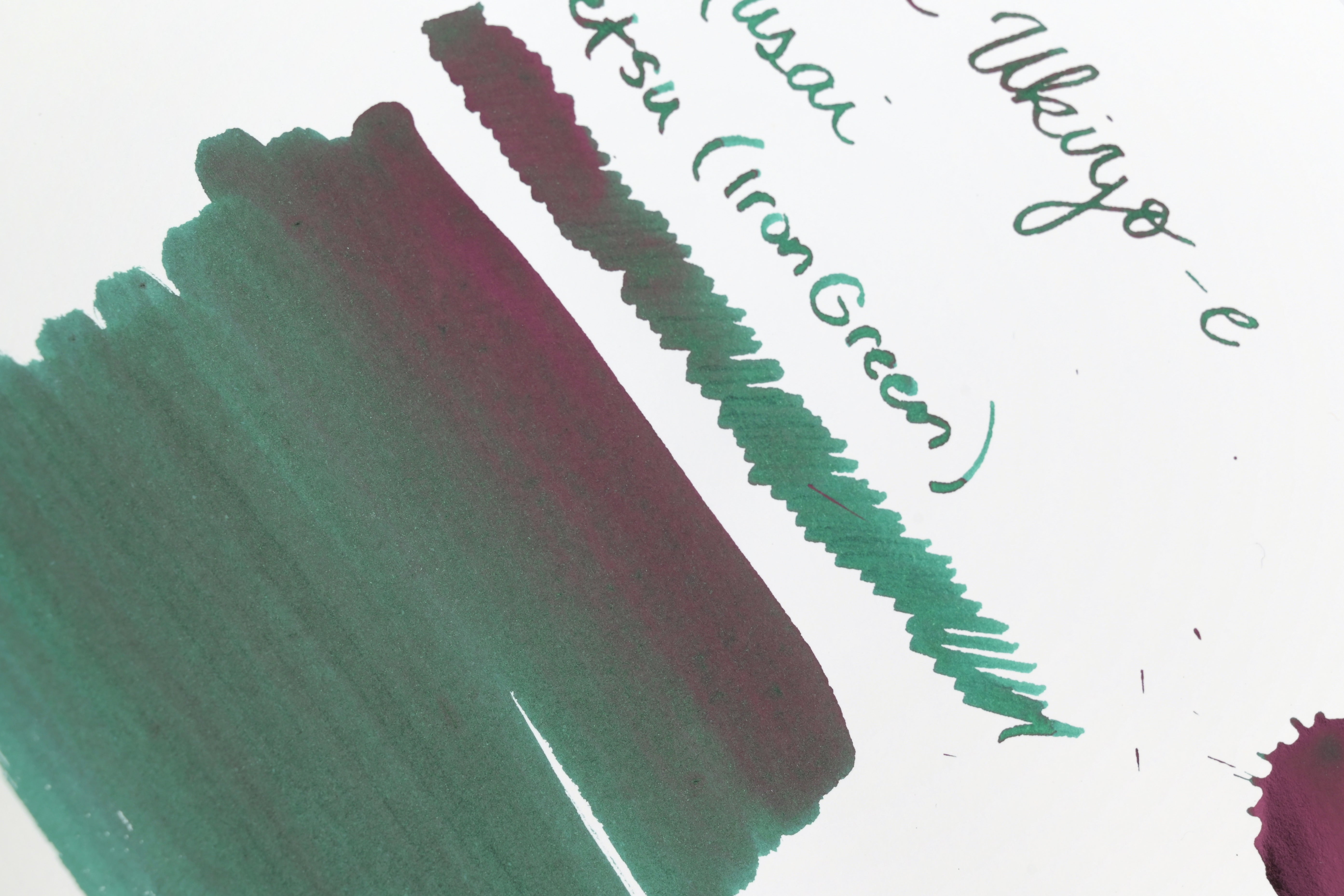 Taccia Ukiyo-e - Hokusai - Tetsu (Iron Green)