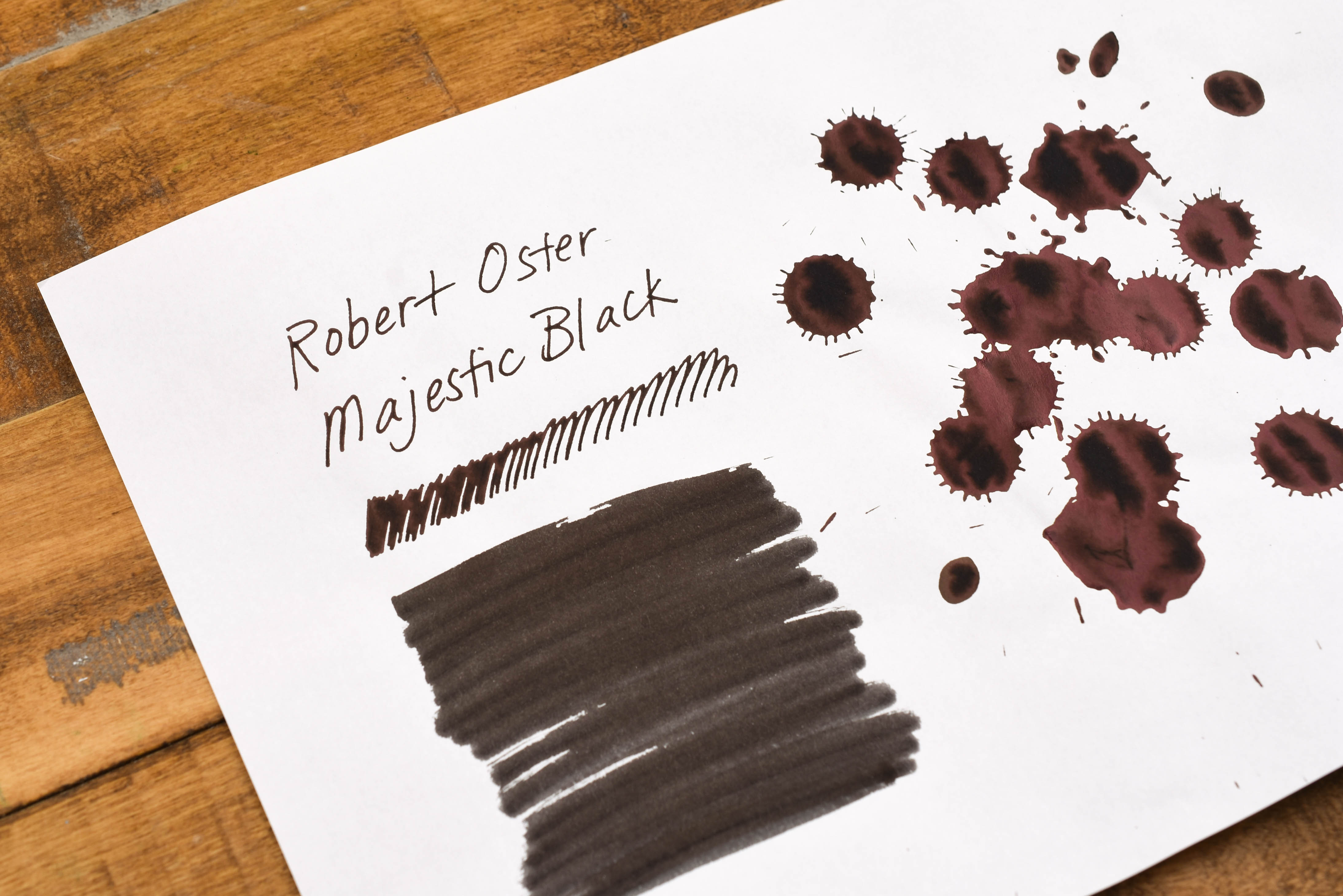 Robert Oster Signature Ink - Majestic Black - 50ml – Yoseka Stationery