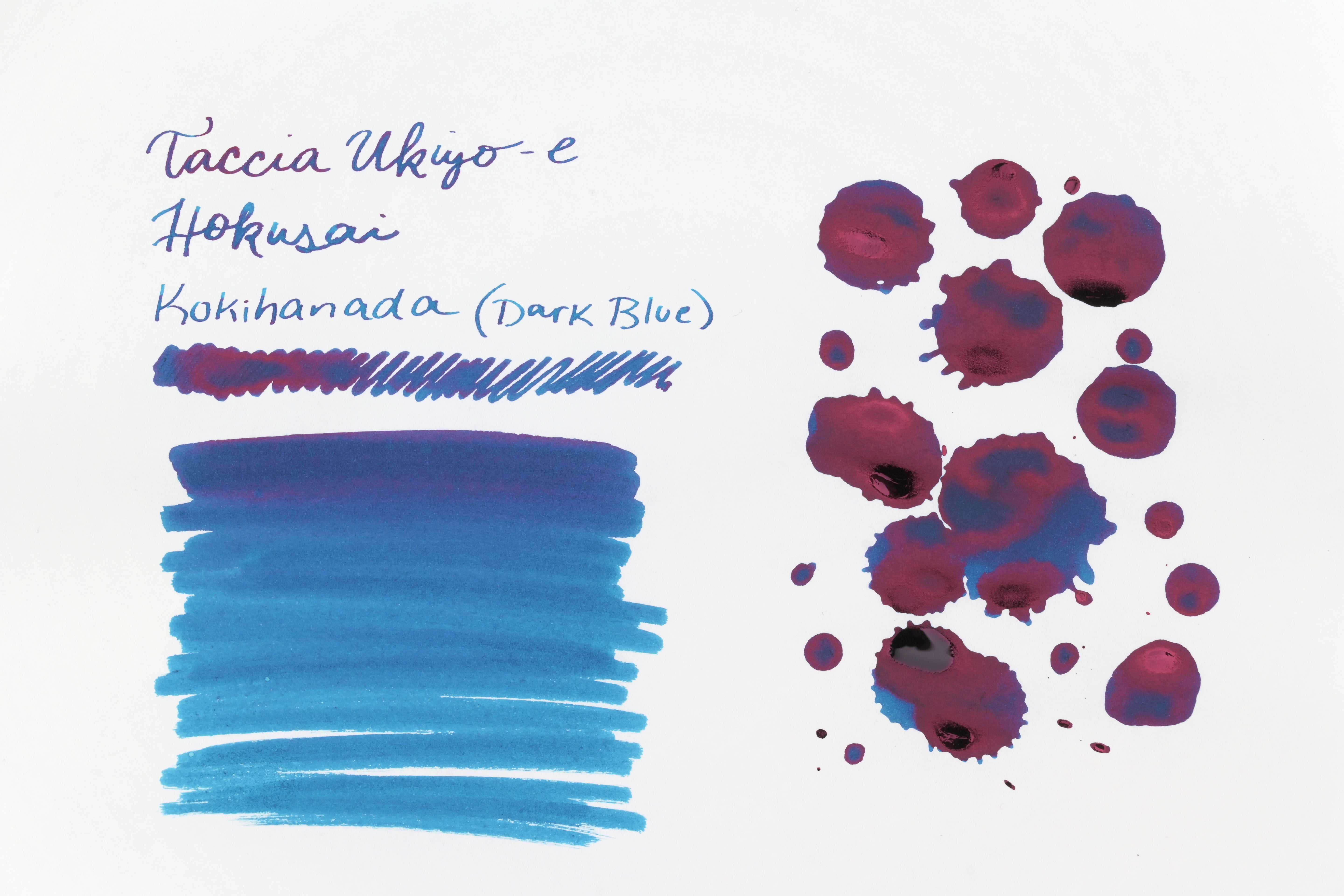 Taccia Ukiyo-e - Hokusai - Kokihanada (Dark Blue)
