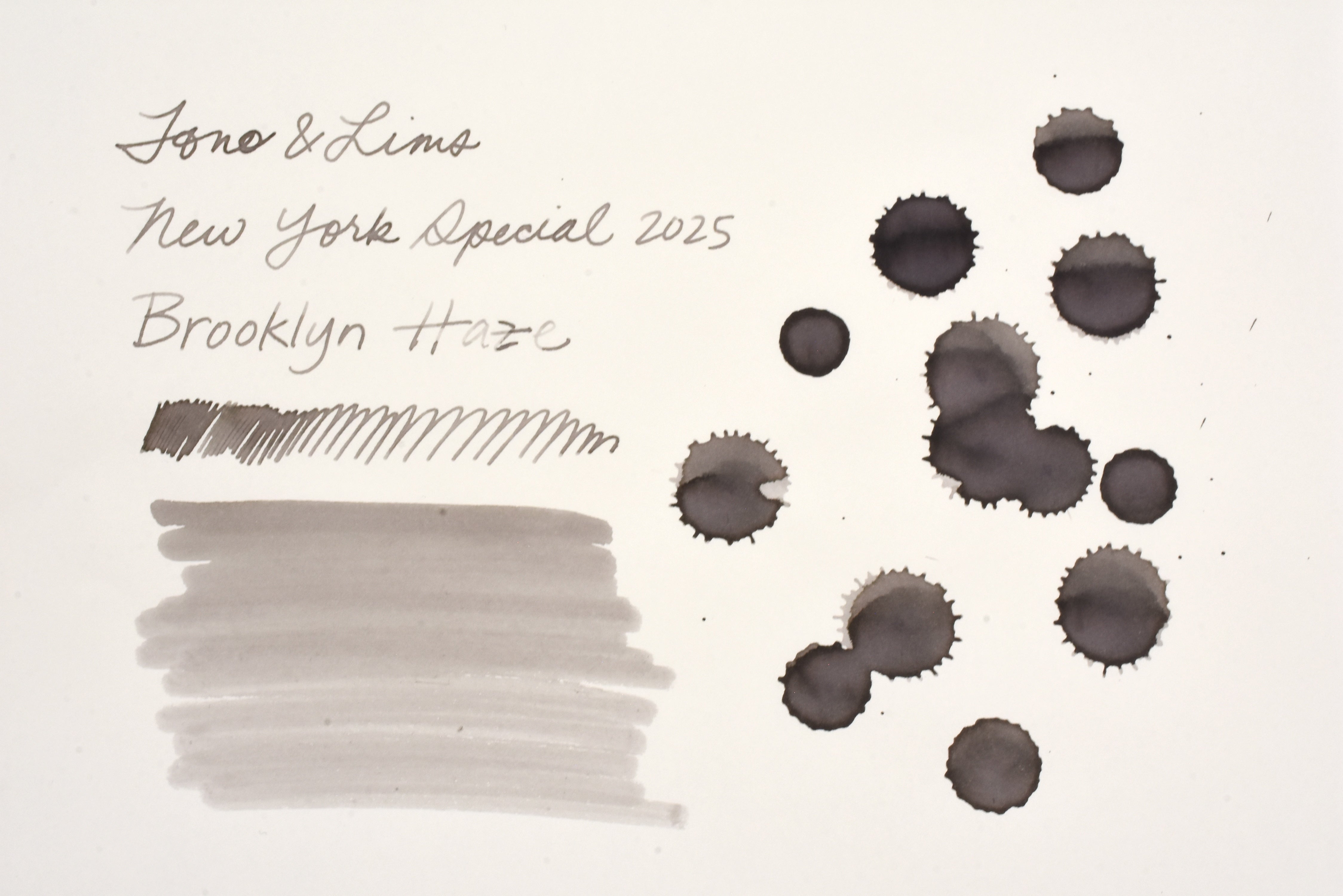 Tono & Lims Ink Bottle - A Space Walk at Yoseka - Brooklyn Haze - 30ml - Limited Edition