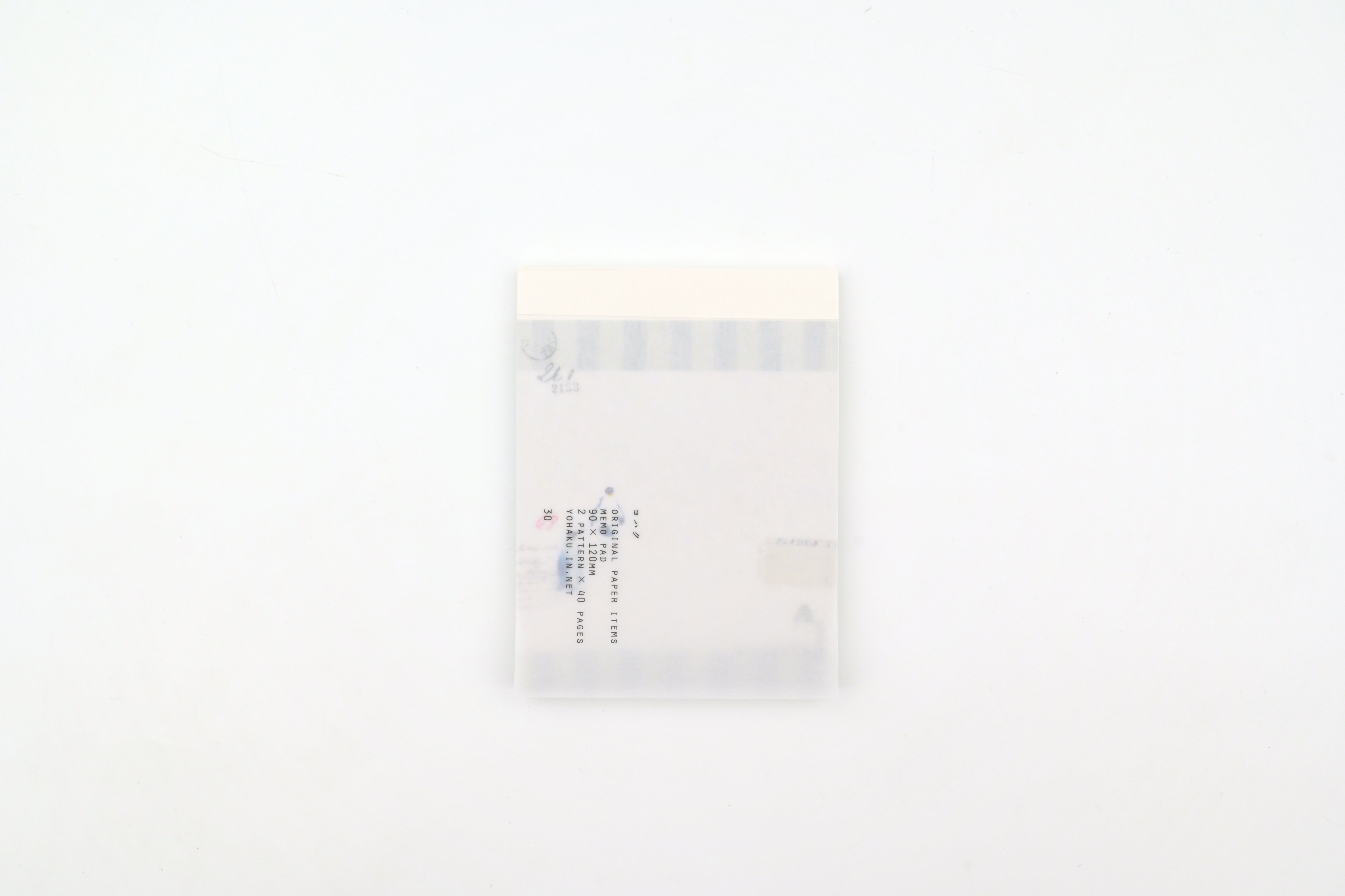 Yohaku Memo Pad - Notebook 30: Winter Goby