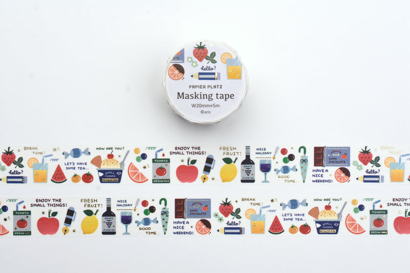 Papier Platz x eric - FRUIT Masking Tape