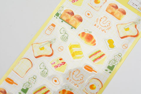 Furukawa Paper Sticker Sheet - Pantown - Asago bread