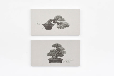 Marumo Printing - Die-Cut Stand Message Pad - Bonsai