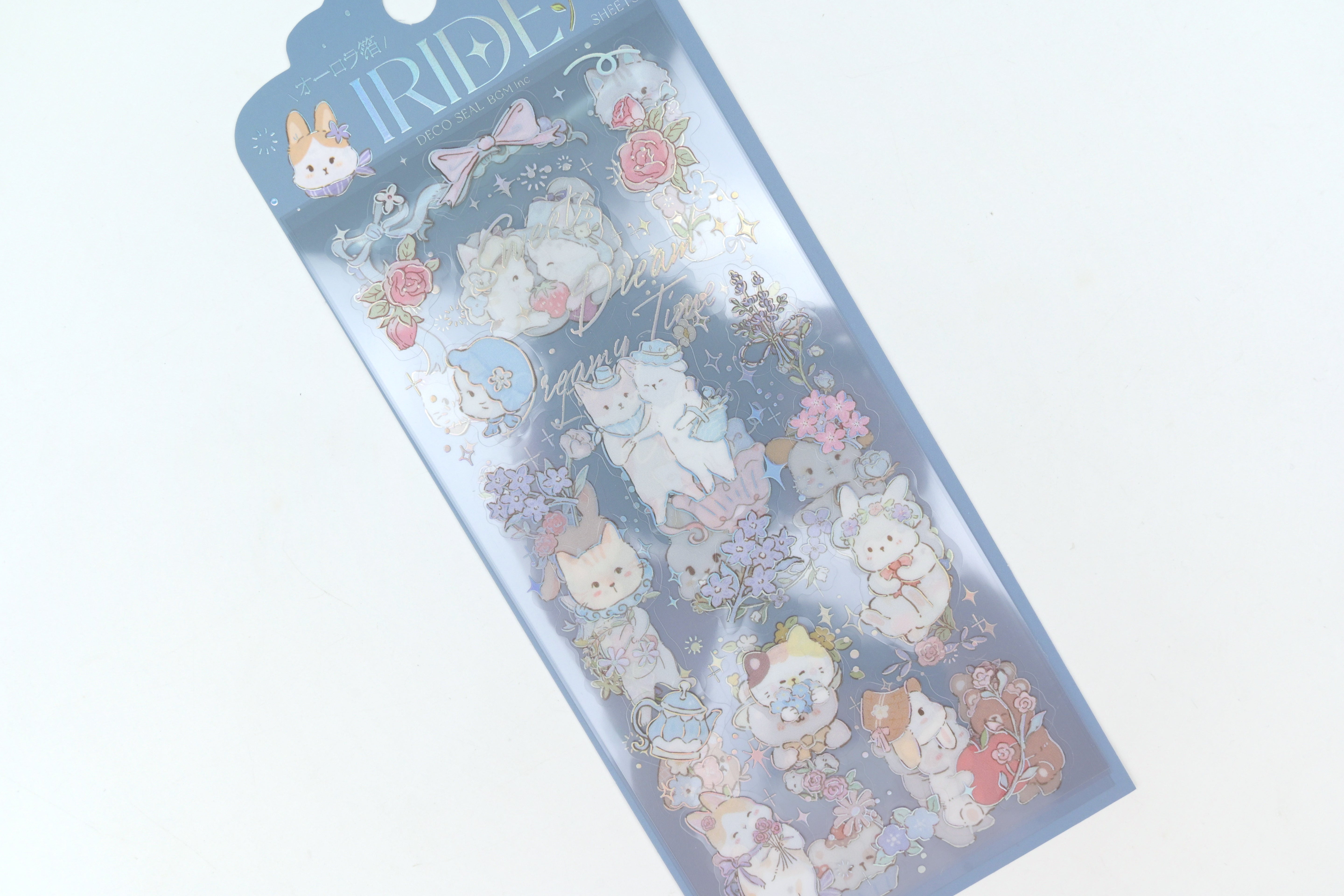 BGM Foil Stamping Iride Sticker Sheets - Fairytale Animals