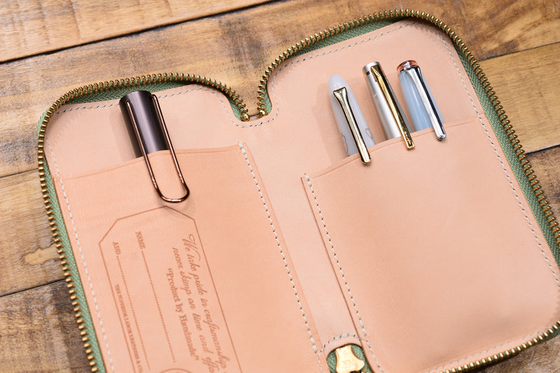 Tubo & Tubino Pencil Case, calf leather, pen case