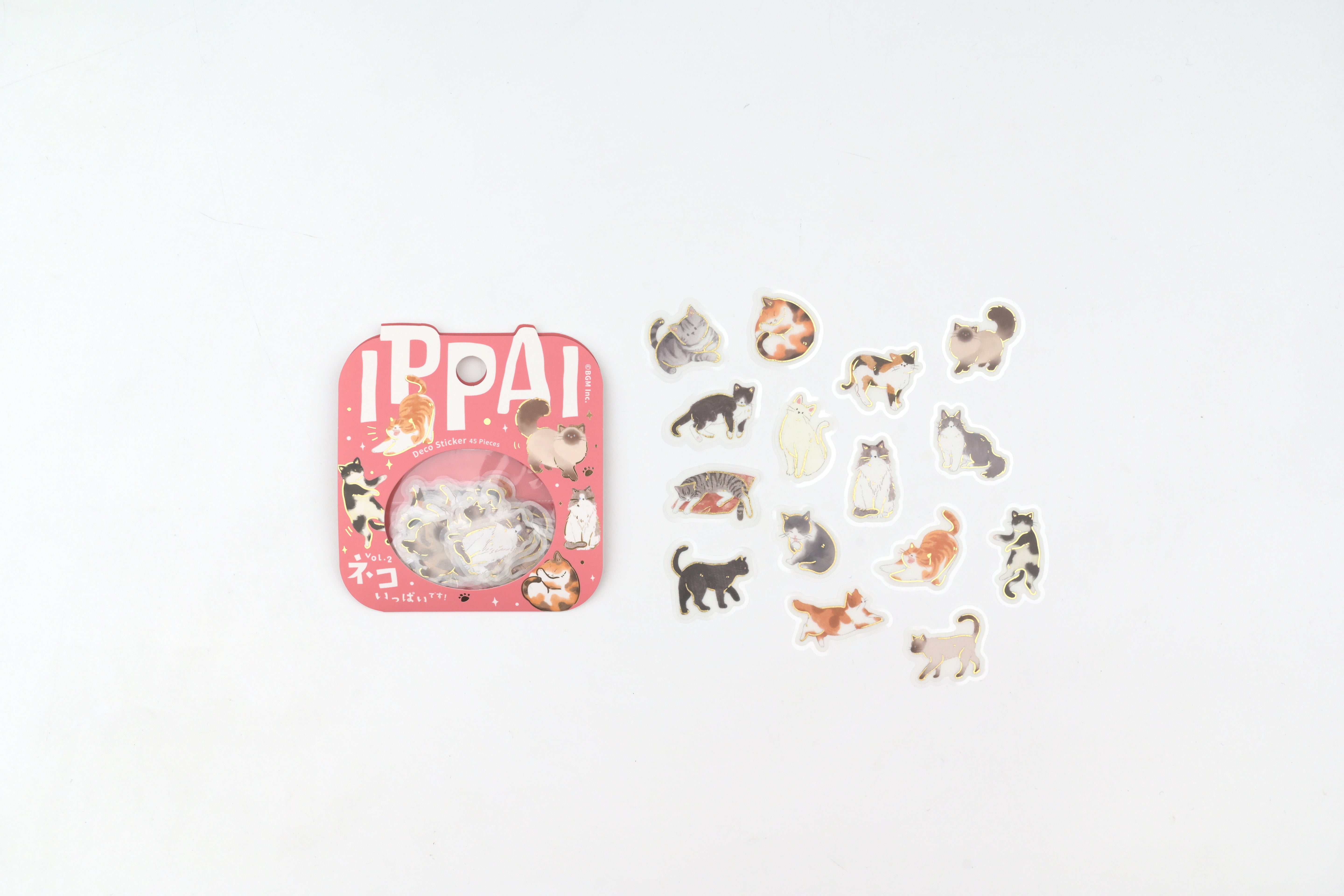 BGM Flake Sticker - IPPAI - Full of Cats Vol.2