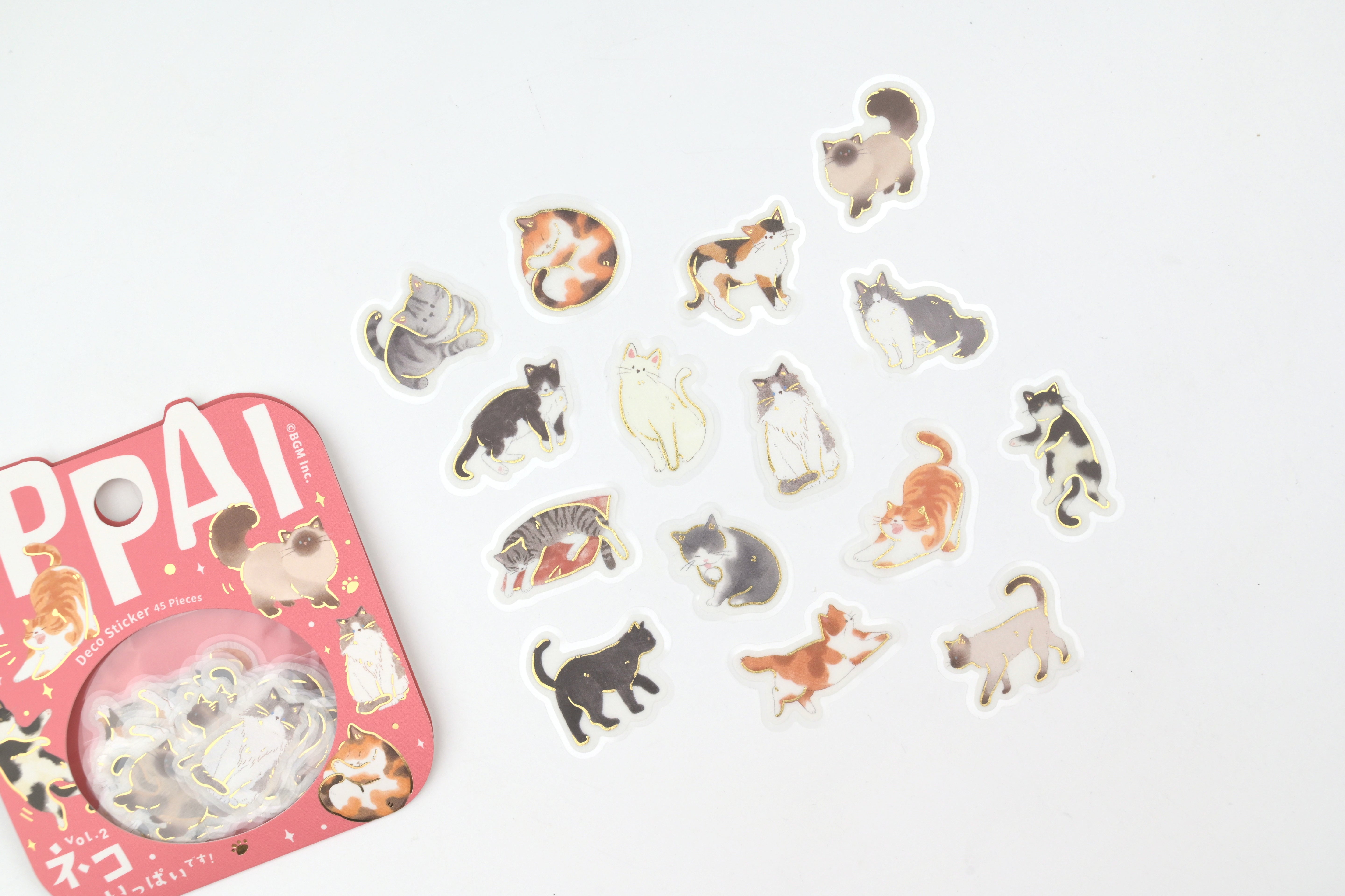 BGM Flake Sticker - IPPAI - Full of Cats Vol.2