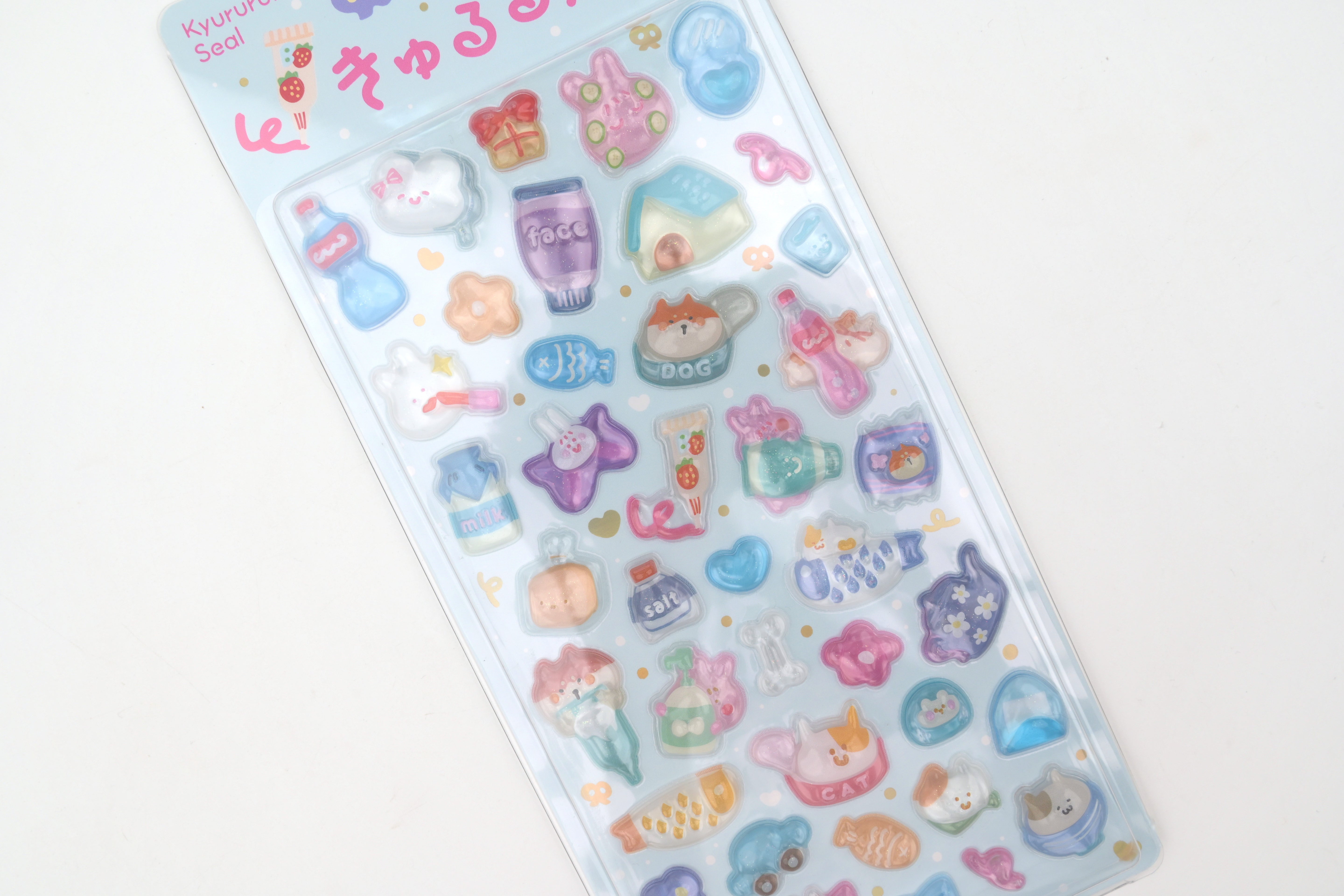 BGM 3D Sticker Sheet - Kyururun - Fun Life