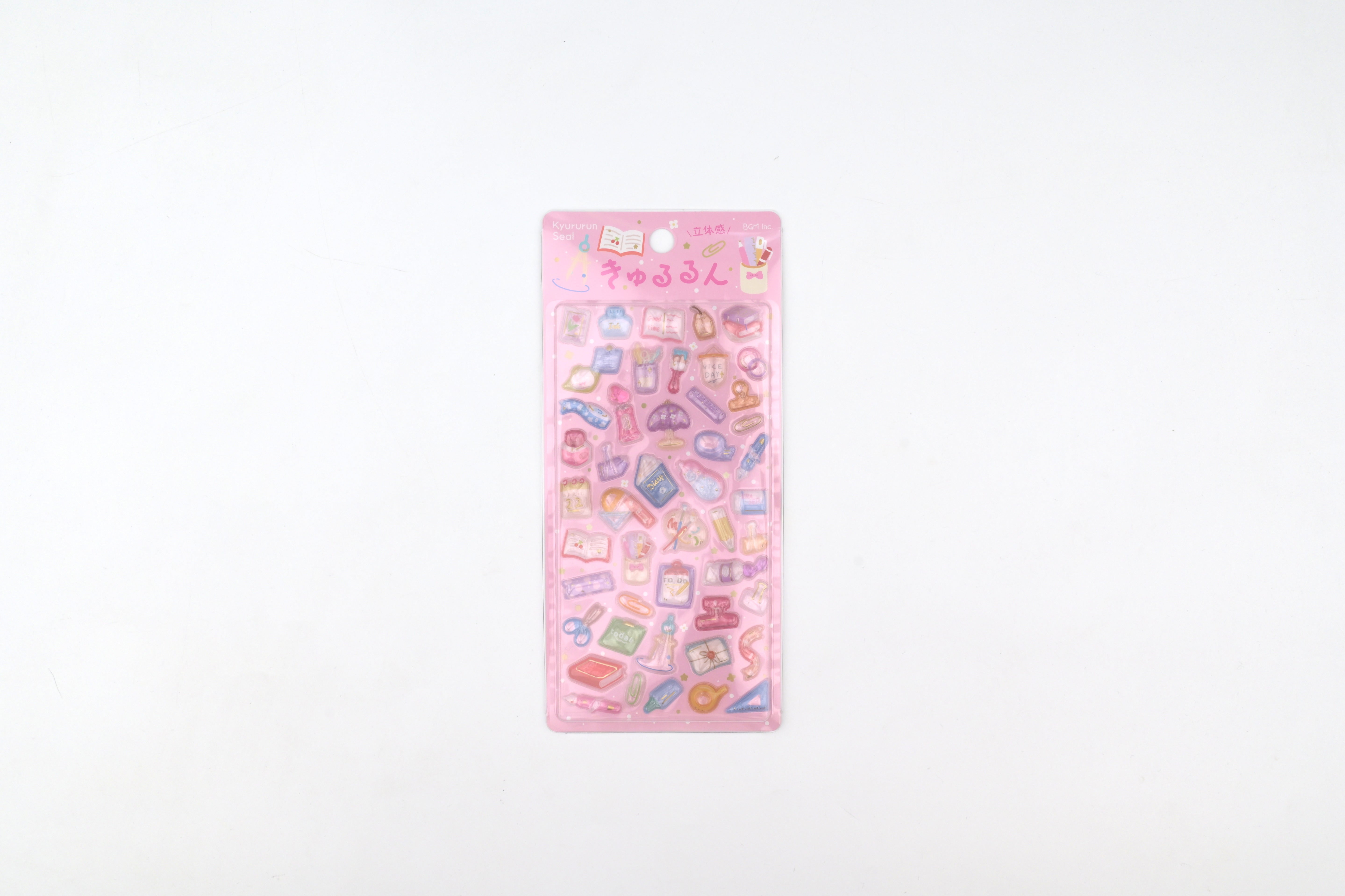 BGM 3D Sticker Sheet - Kyururun - Stationery