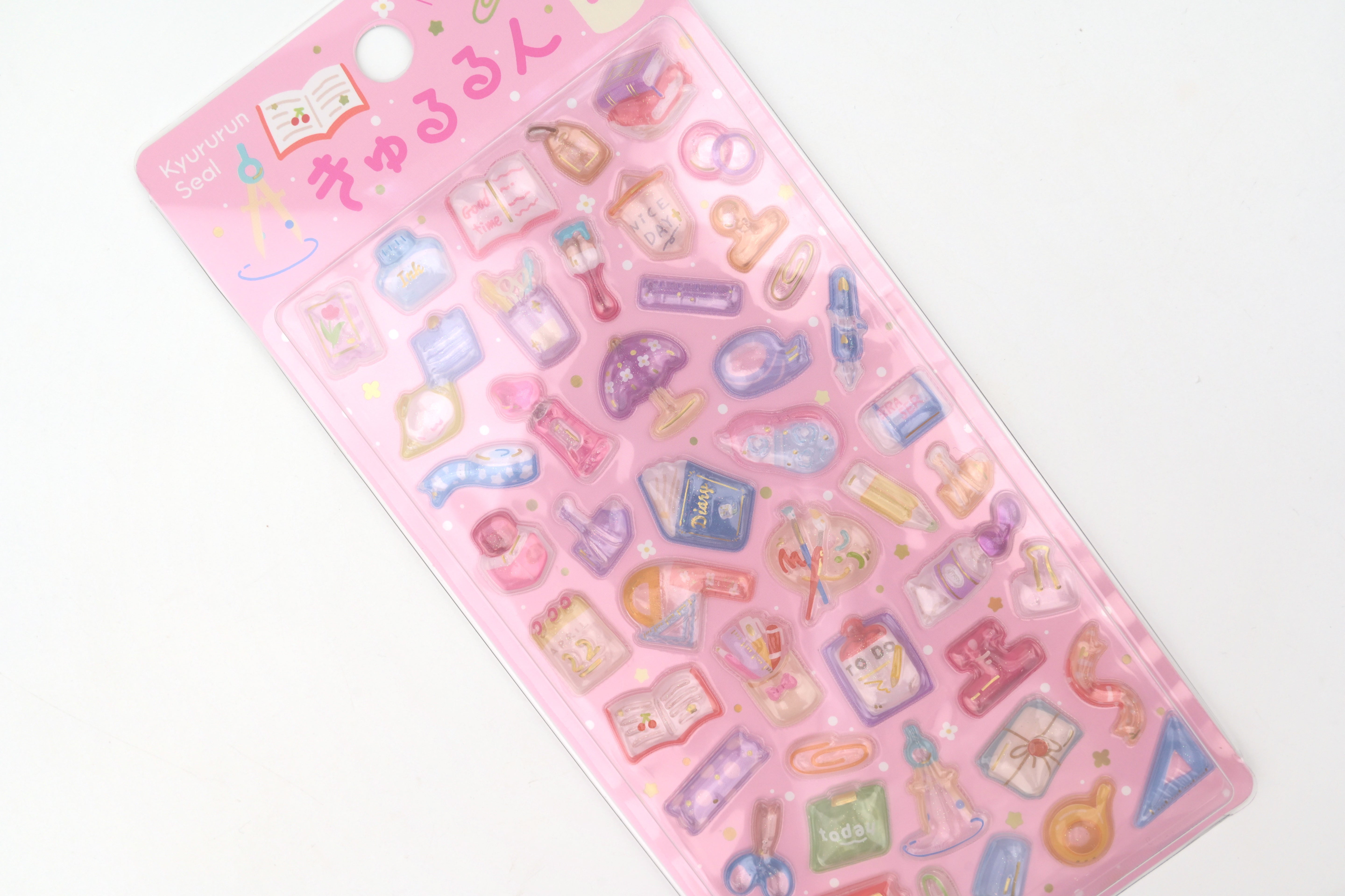 BGM 3D Sticker Sheet - Kyururun - Stationery