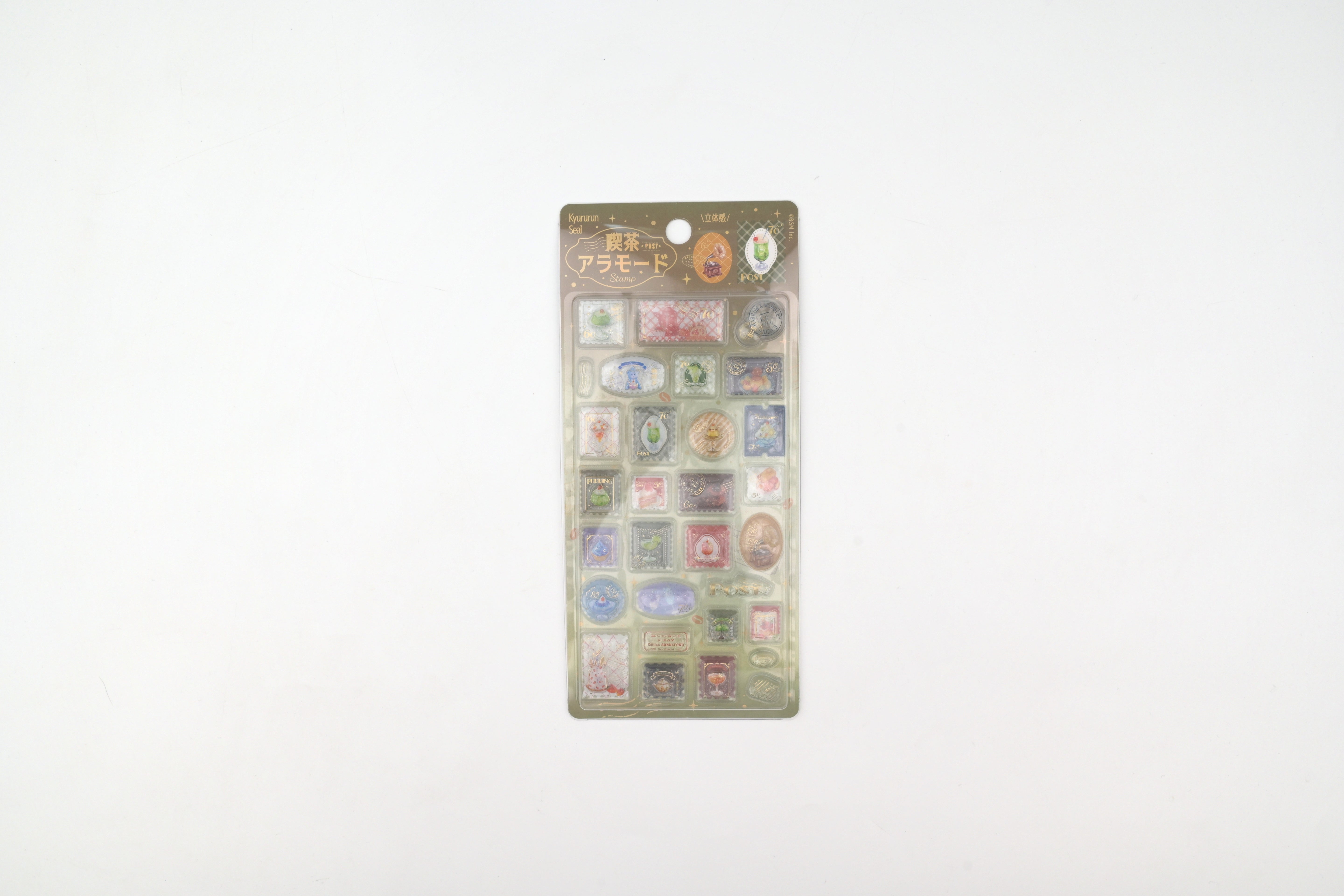 BGM 3D Sticker Sheet - Kyururun - Cafe a la Mode - Post Office