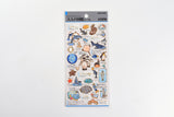 Kamio Illustrated Picture Book Stickers - Aquarium