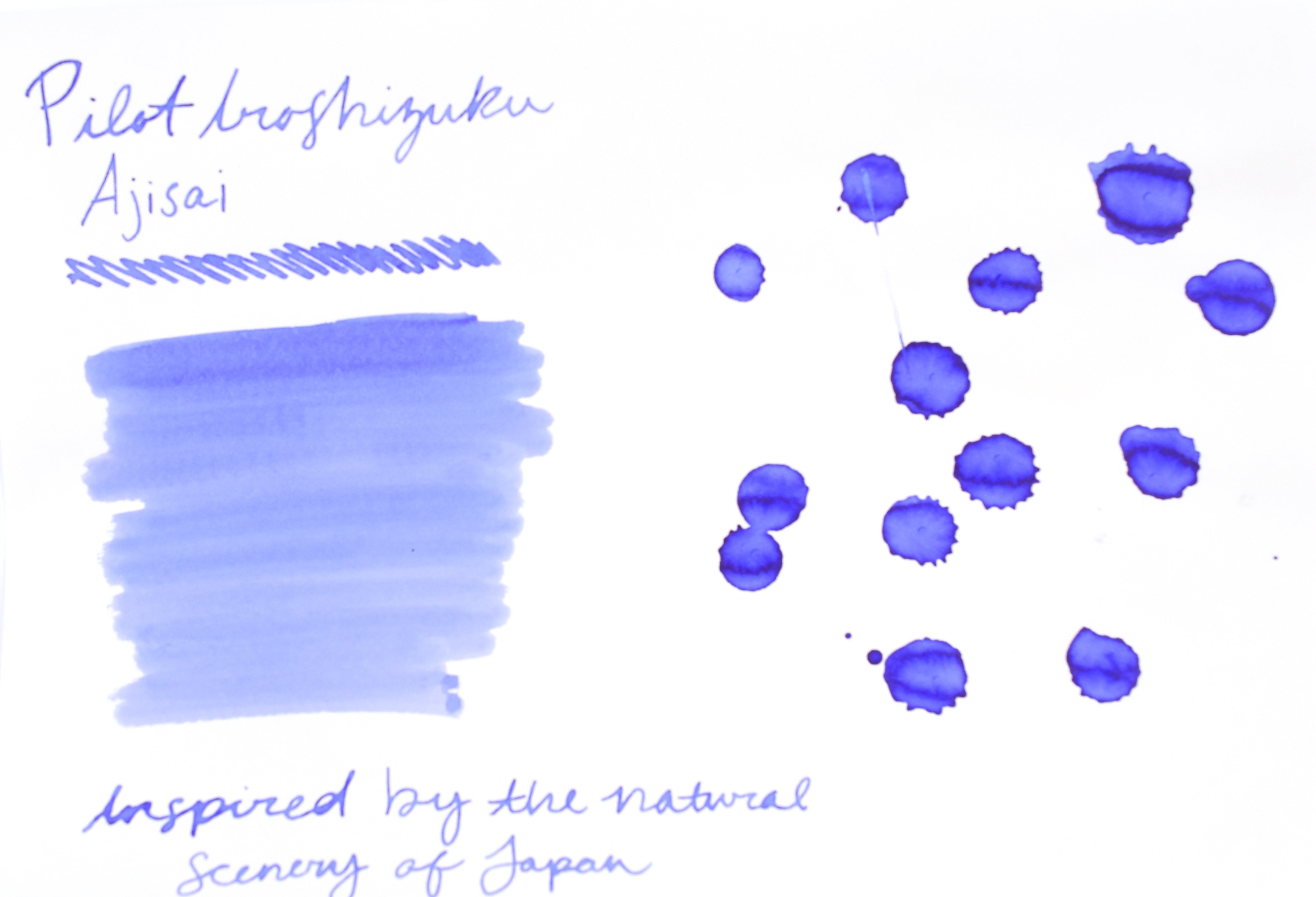 Pilot Iroshizuku Ink - Ajisai - 15 mL Bottle Ink