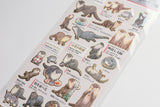 Kamio Illustrated Picture Book Stickers - Otters